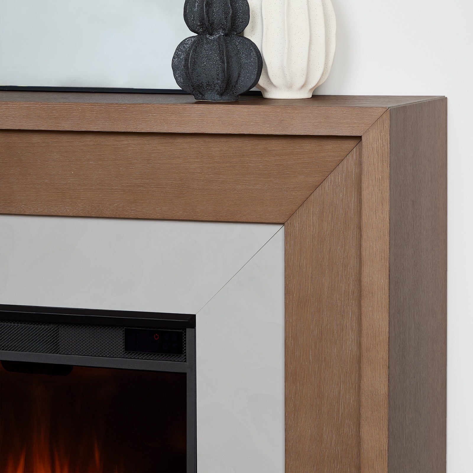 Brooks Grand Electric Fireplace - Real Flame