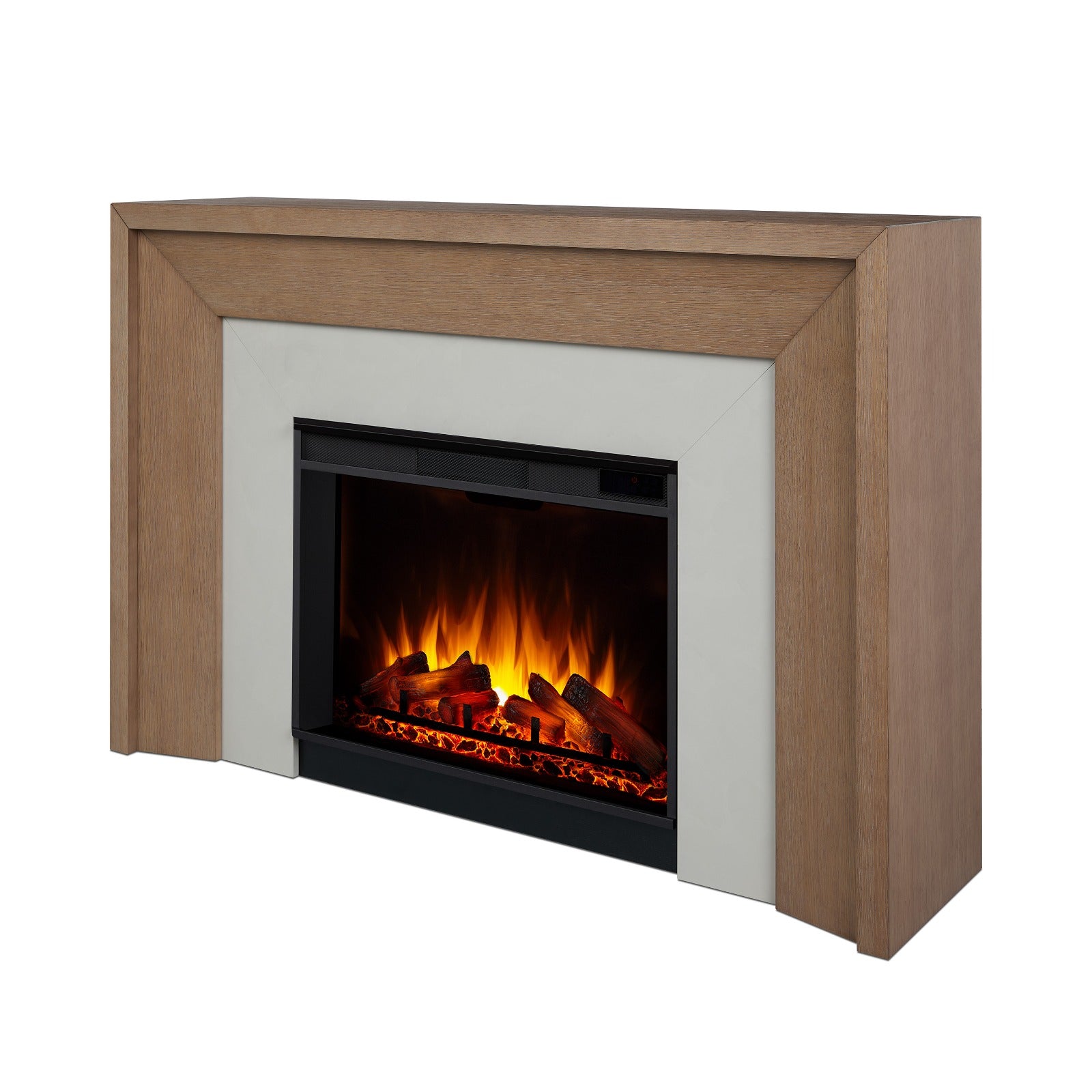 Brooks Grand Electric Fireplace - Real Flame