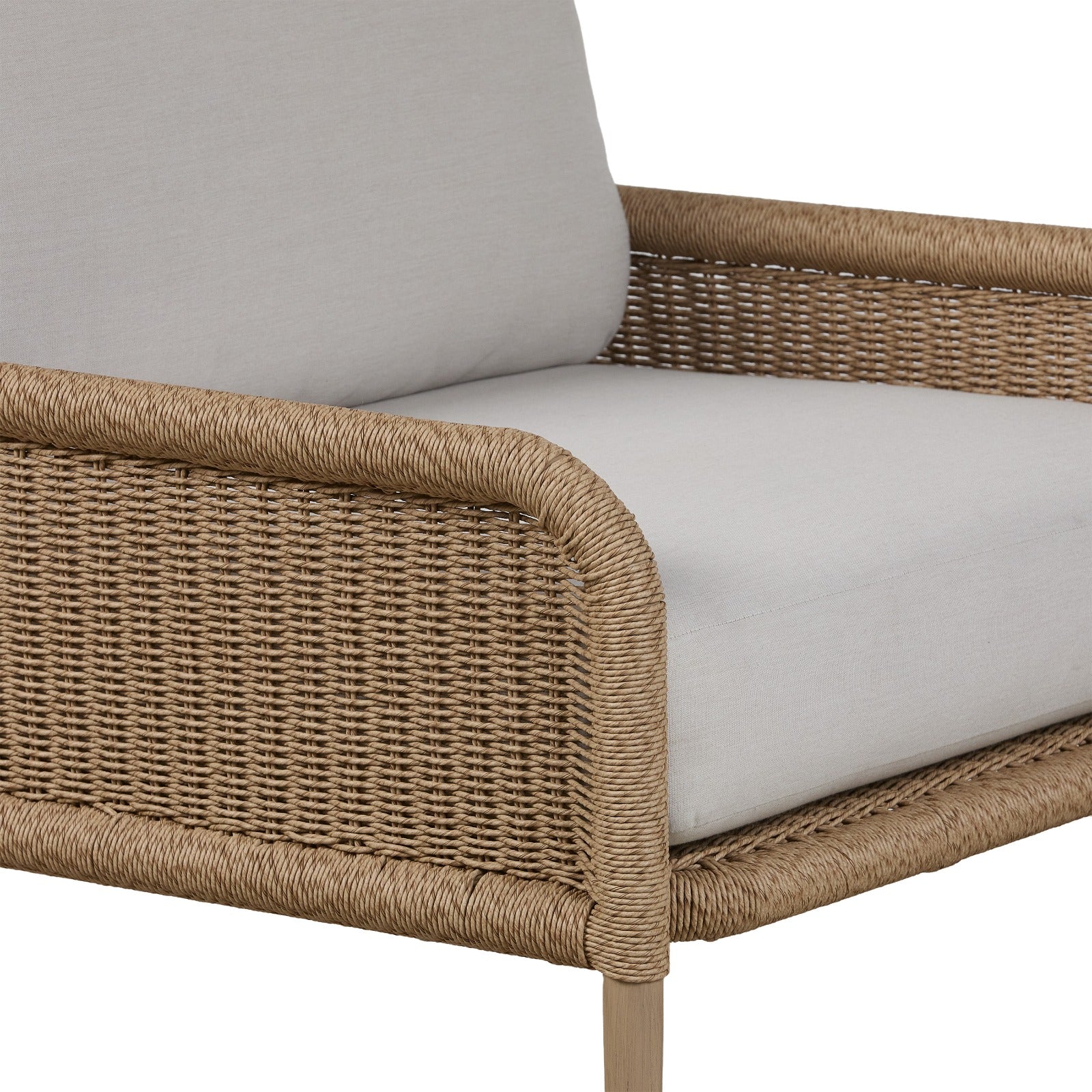 Morro Outdoor Chair With Sunbrella® Cushions - Real Flame