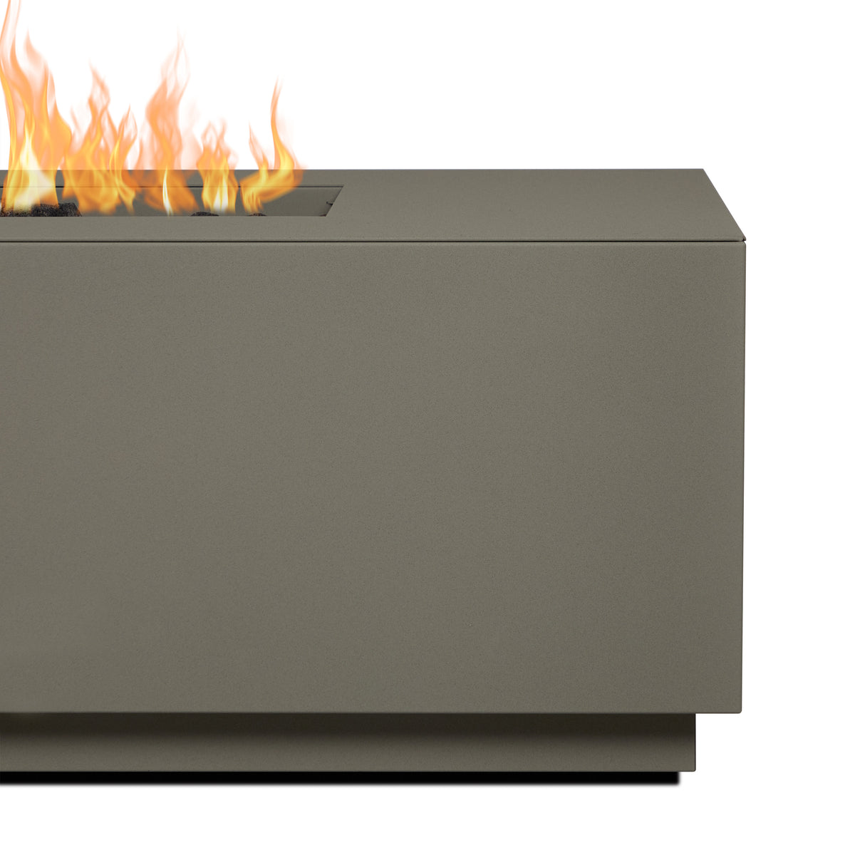 Neven 72" Rectangle Fire Table with Hidden Propane Tank - Real Flame