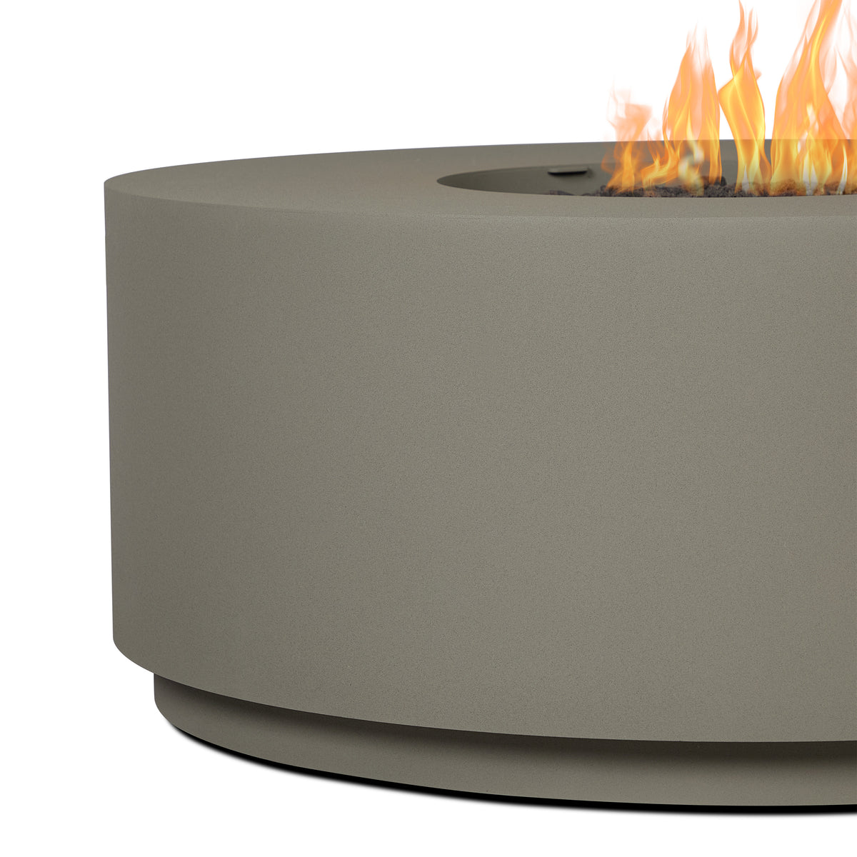 Neven 47" Round Fire Table with Hidden Propane Tank - Real Flame