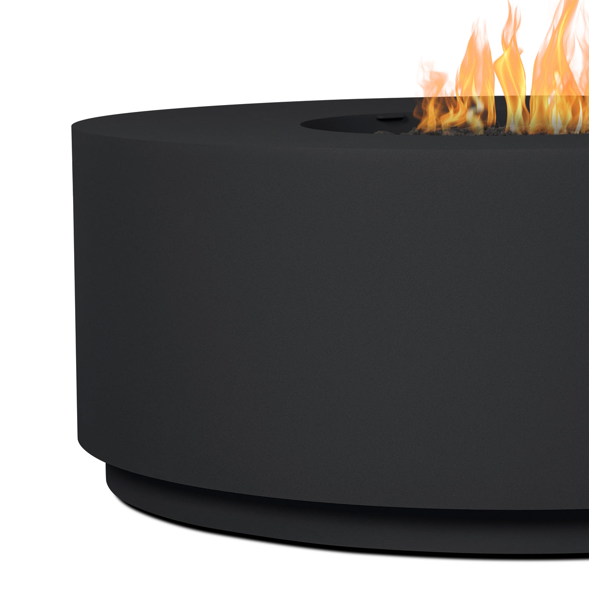 Neven 47" Round Fire Table with Hidden Propane Tank - Real Flame