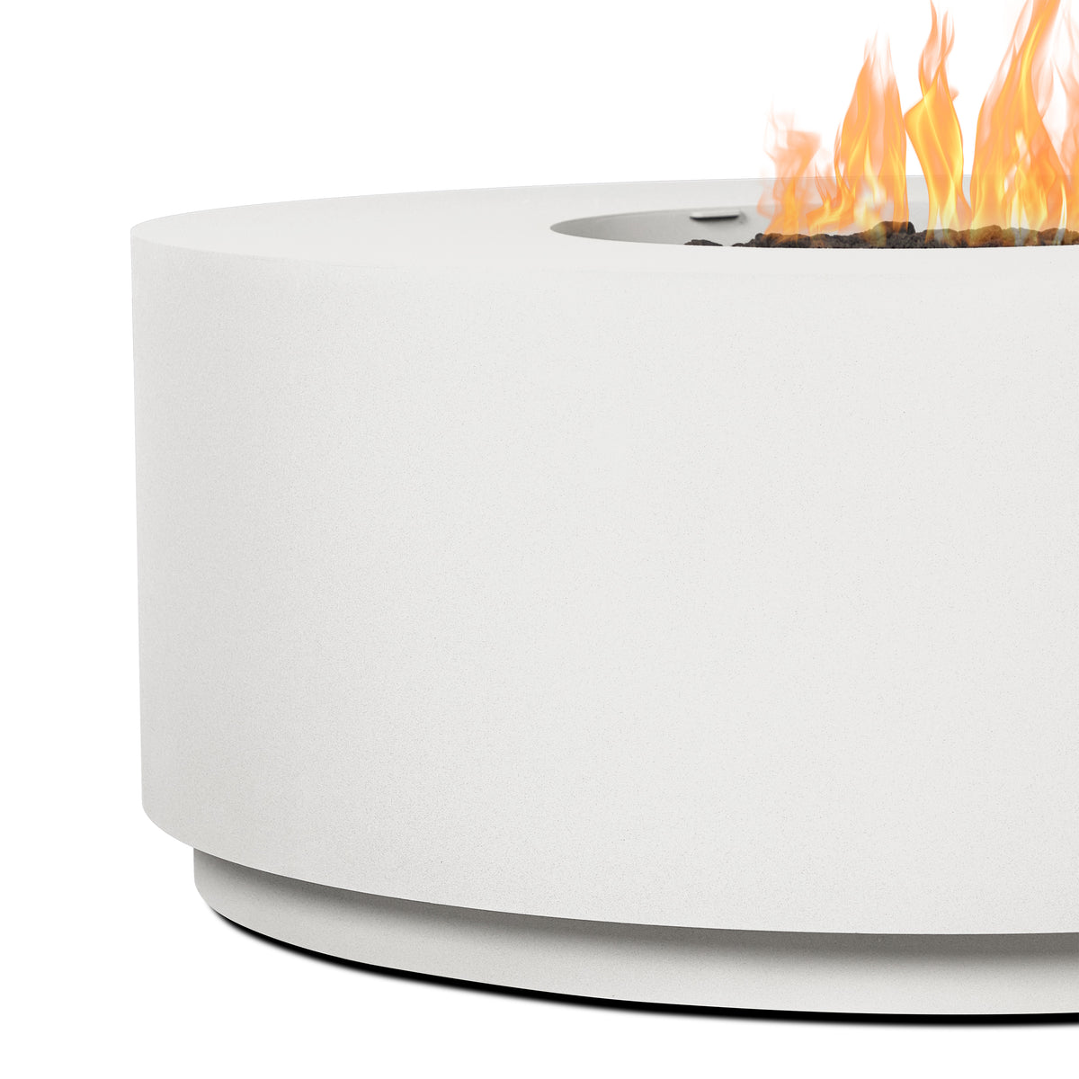 Neven 47" Round Fire Table with Hidden Propane Tank - Real Flame