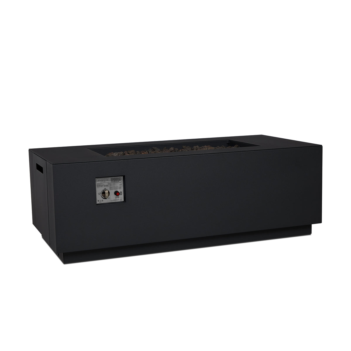 Neven 58" Rectangle Fire Table with Hidden Propane Tank - Real Flame
