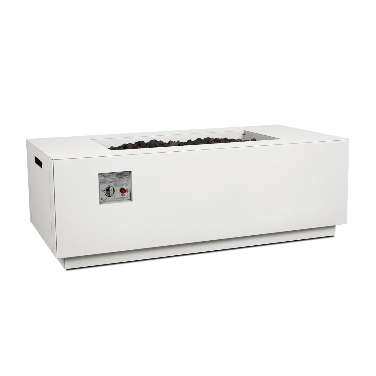 Neven 58" Rectangle Fire Table with Hidden Propane Tank - Real Flame