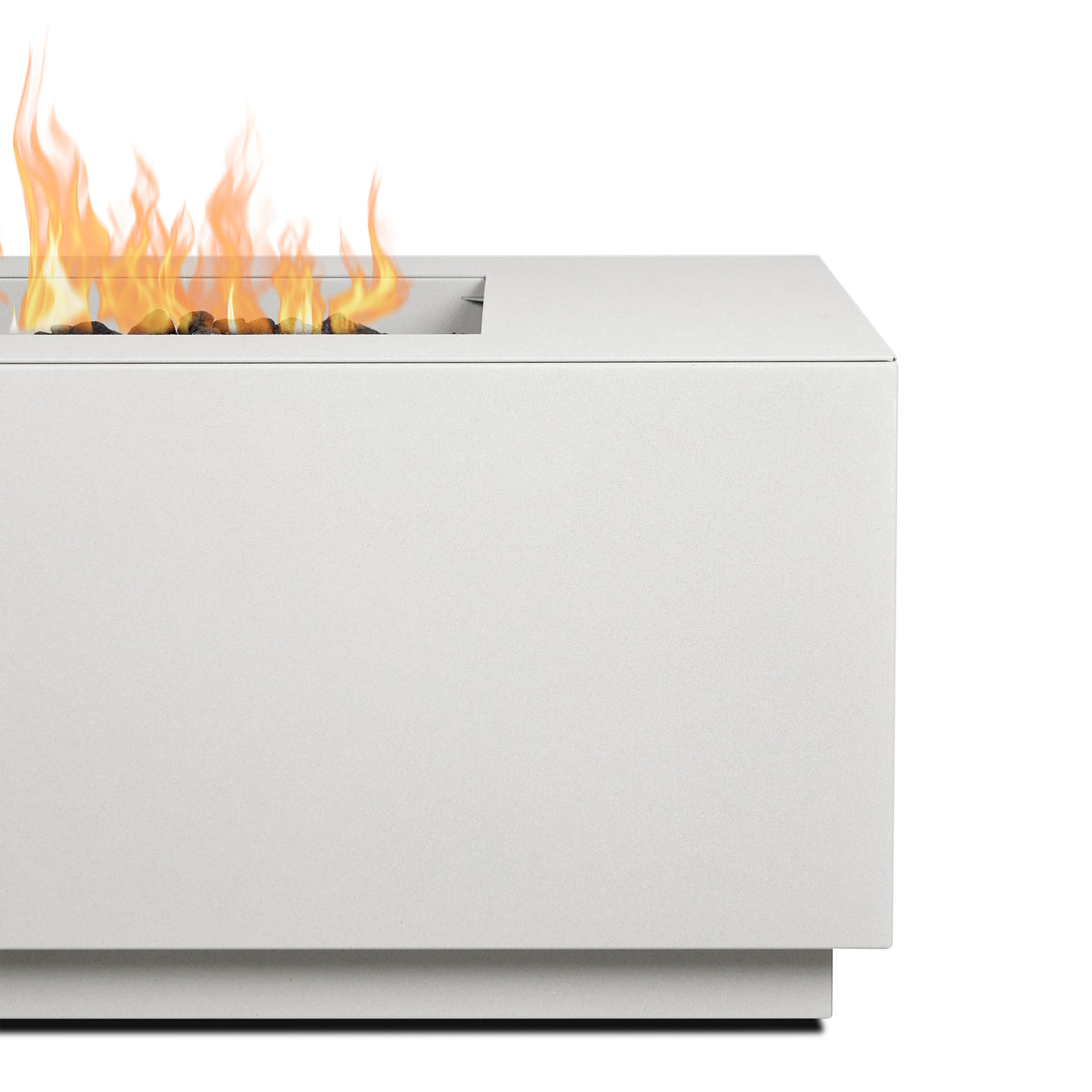Neven 58" Rectangle Fire Table with Hidden Propane Tank - Real Flame