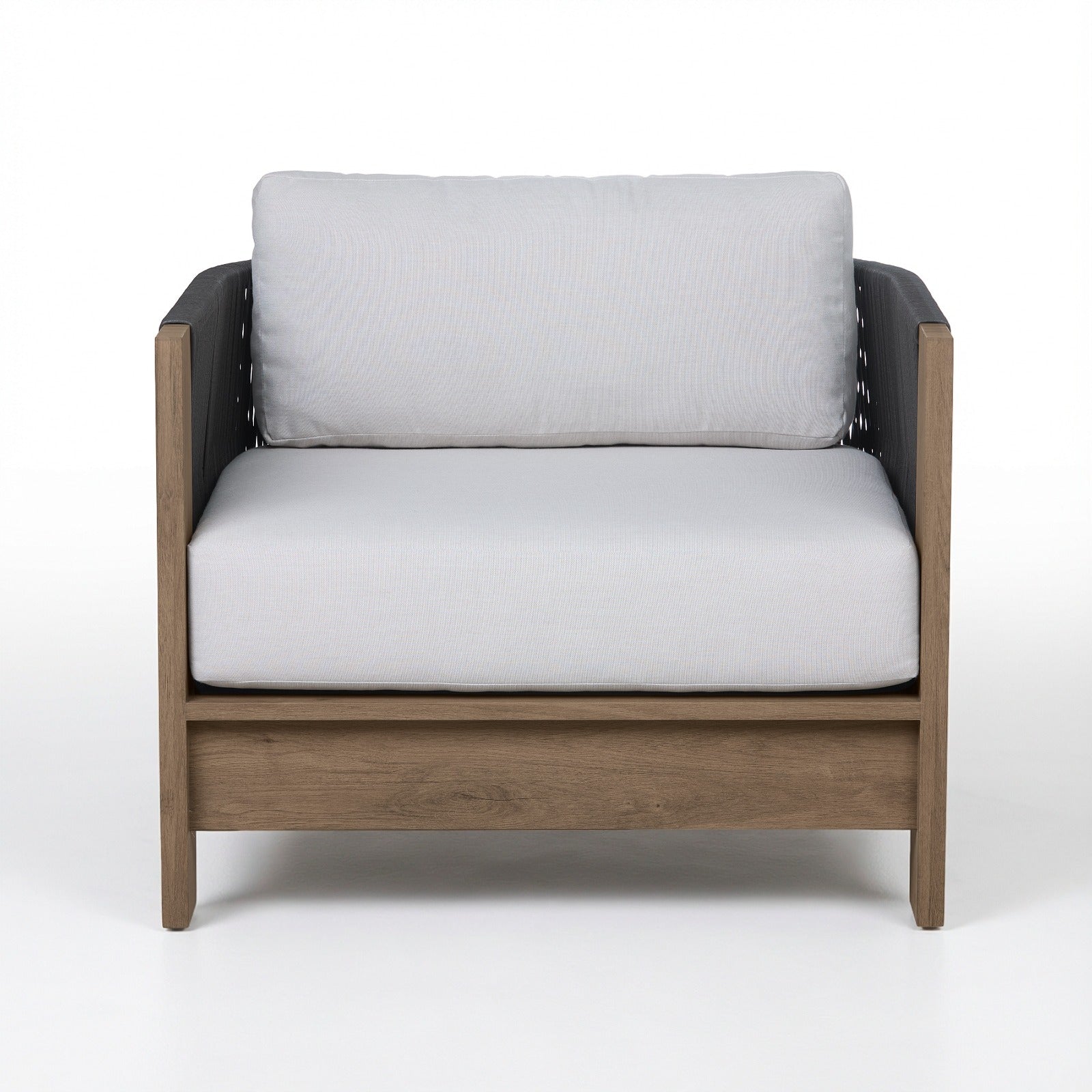 Stratton Outdoor Lounge Chair With Sunbrella® Cushions – Real Flame