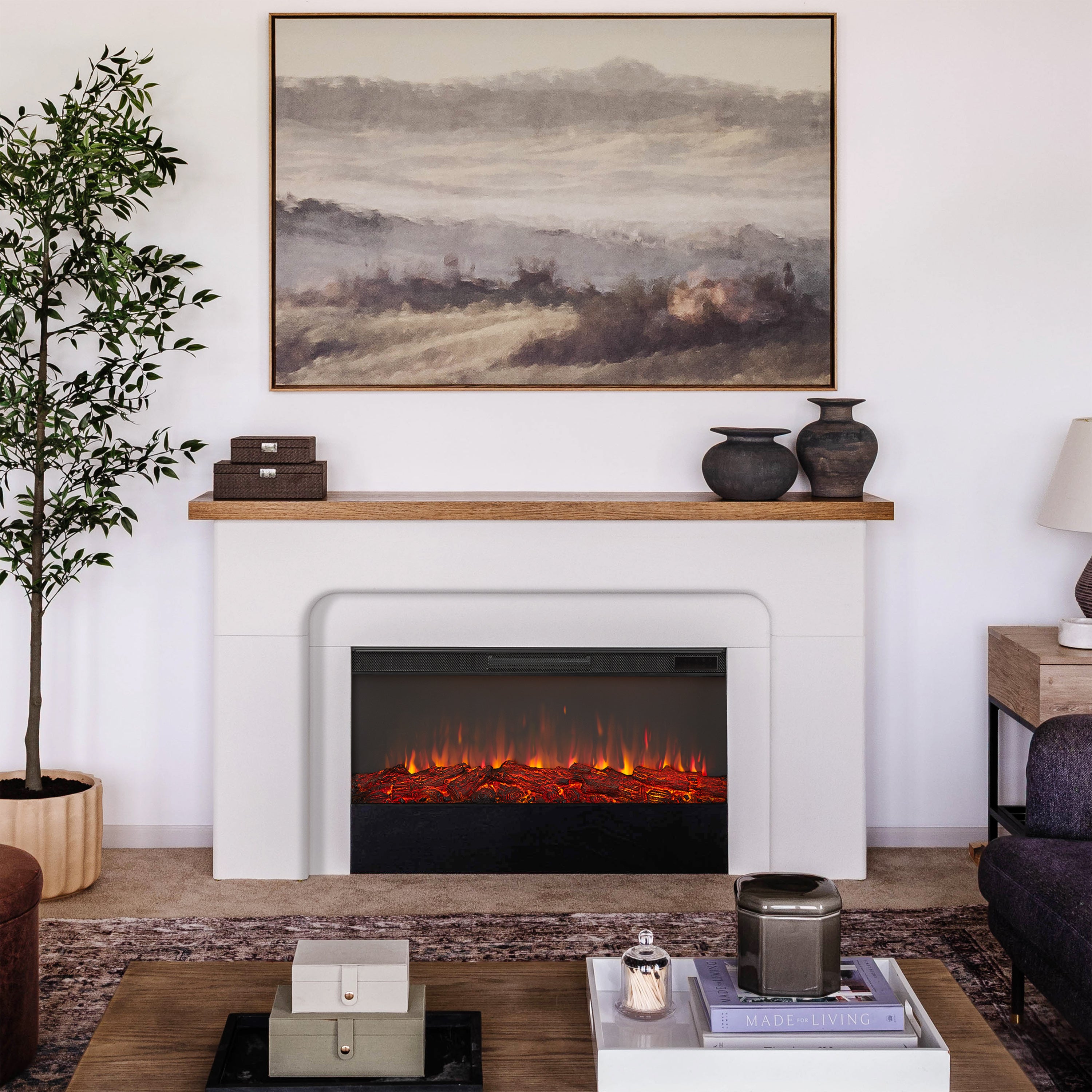 Helena Landscape Electric Fireplace