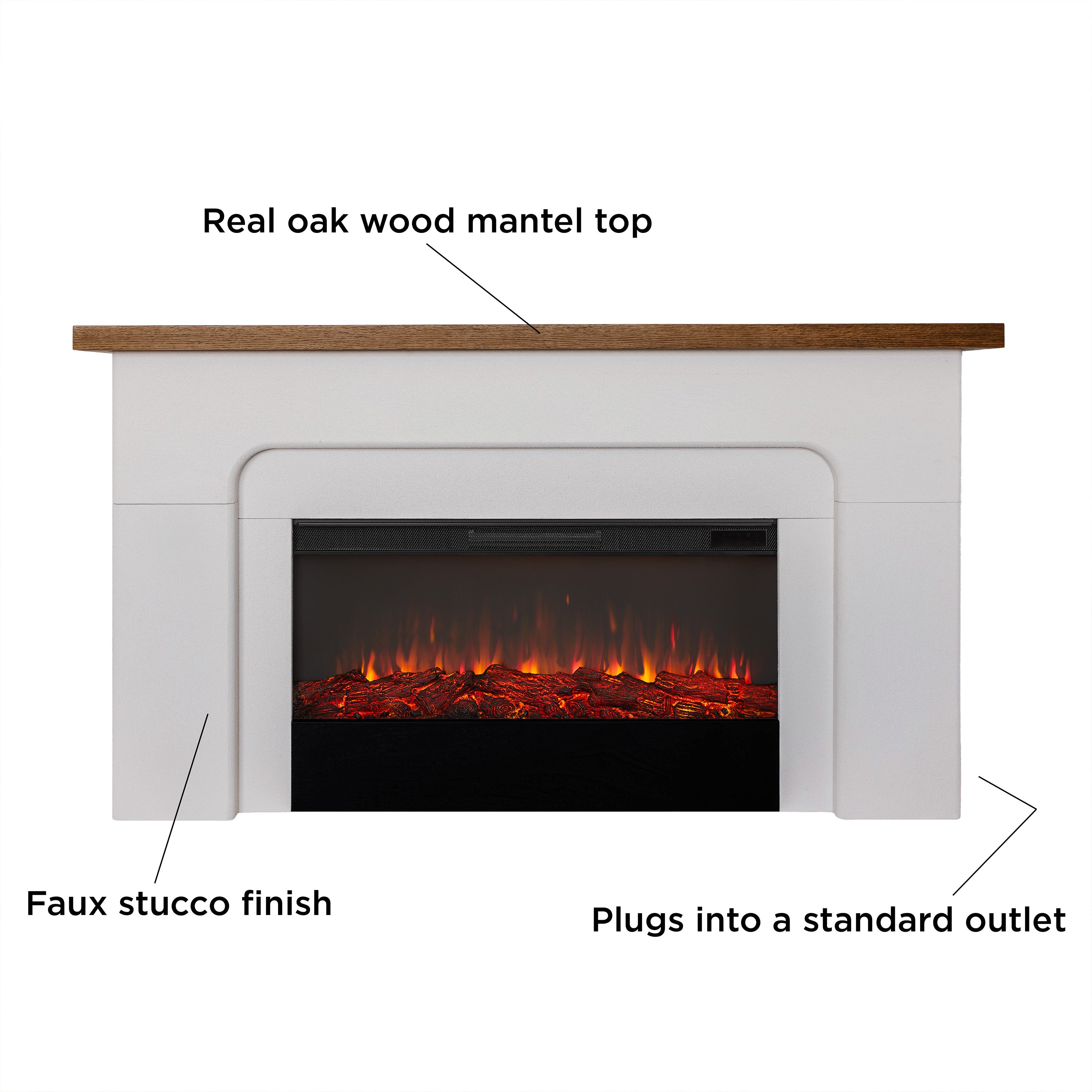 Helena Landscape Electric Fireplace