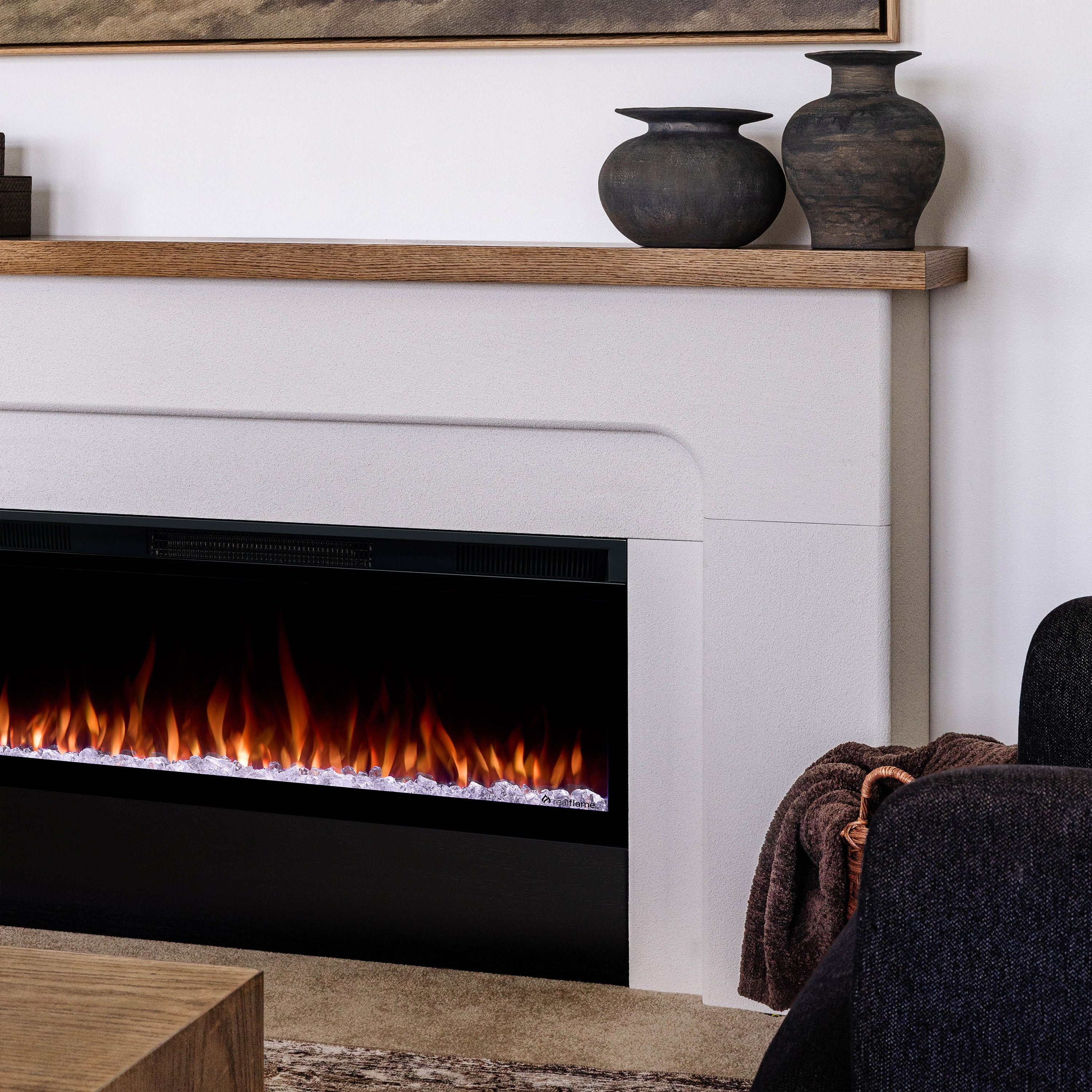 Helena Smart Landscape Electric Fireplace