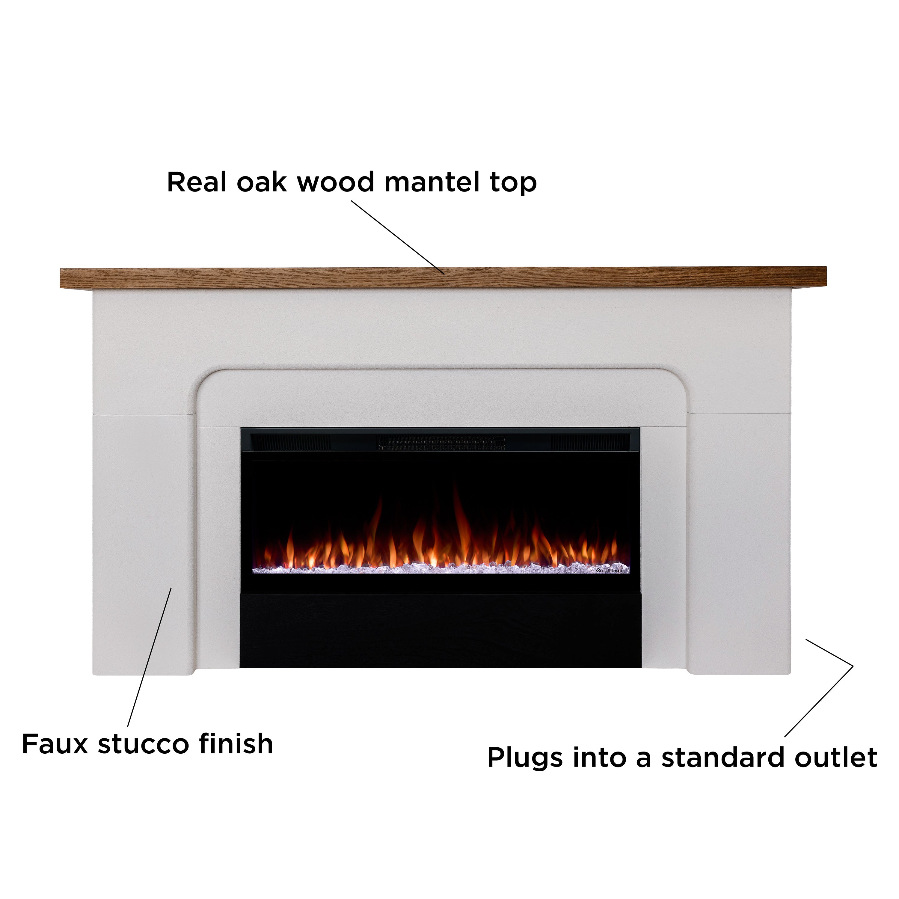 Helena Smart Landscape Electric Fireplace