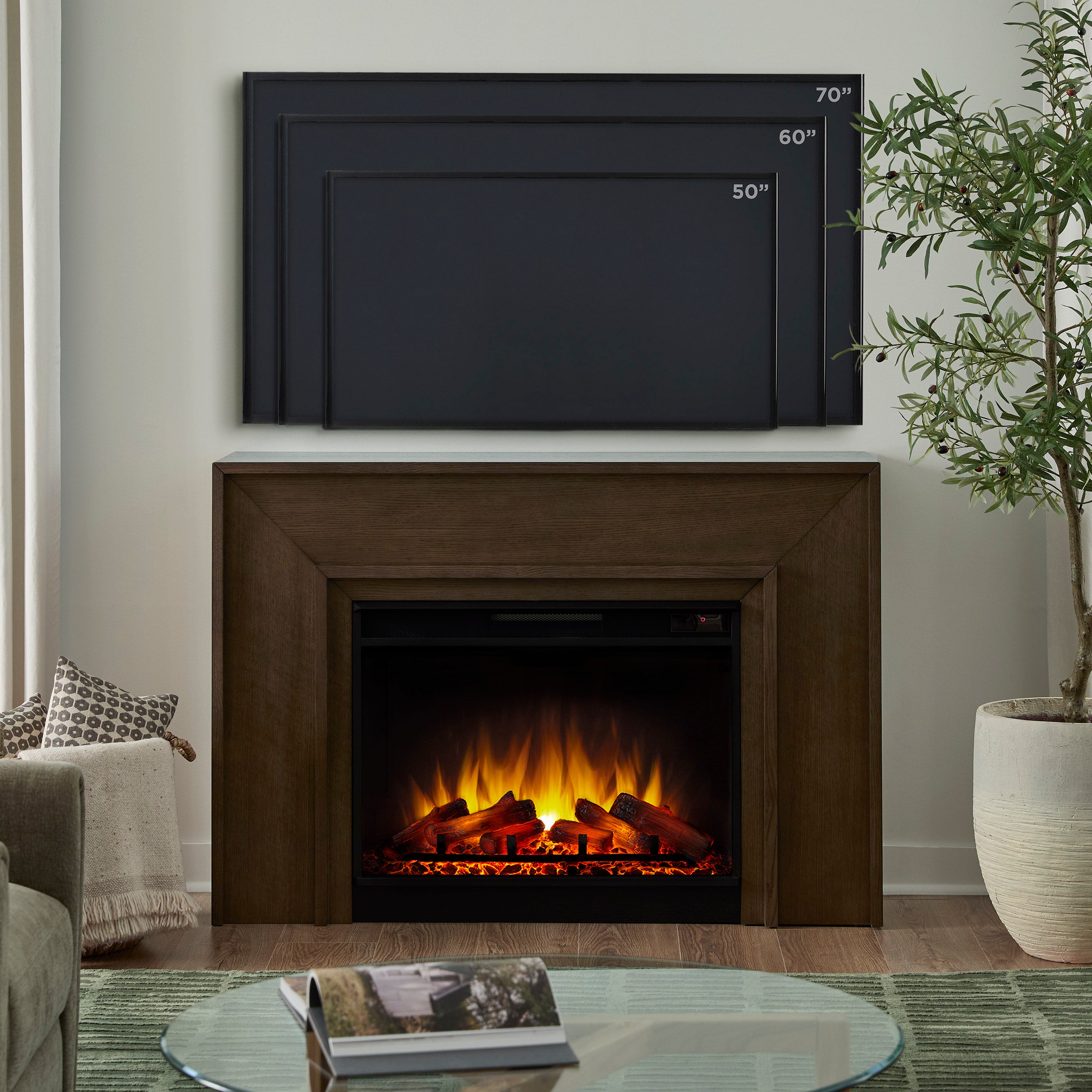 Beck Grand Electric Fireplace
