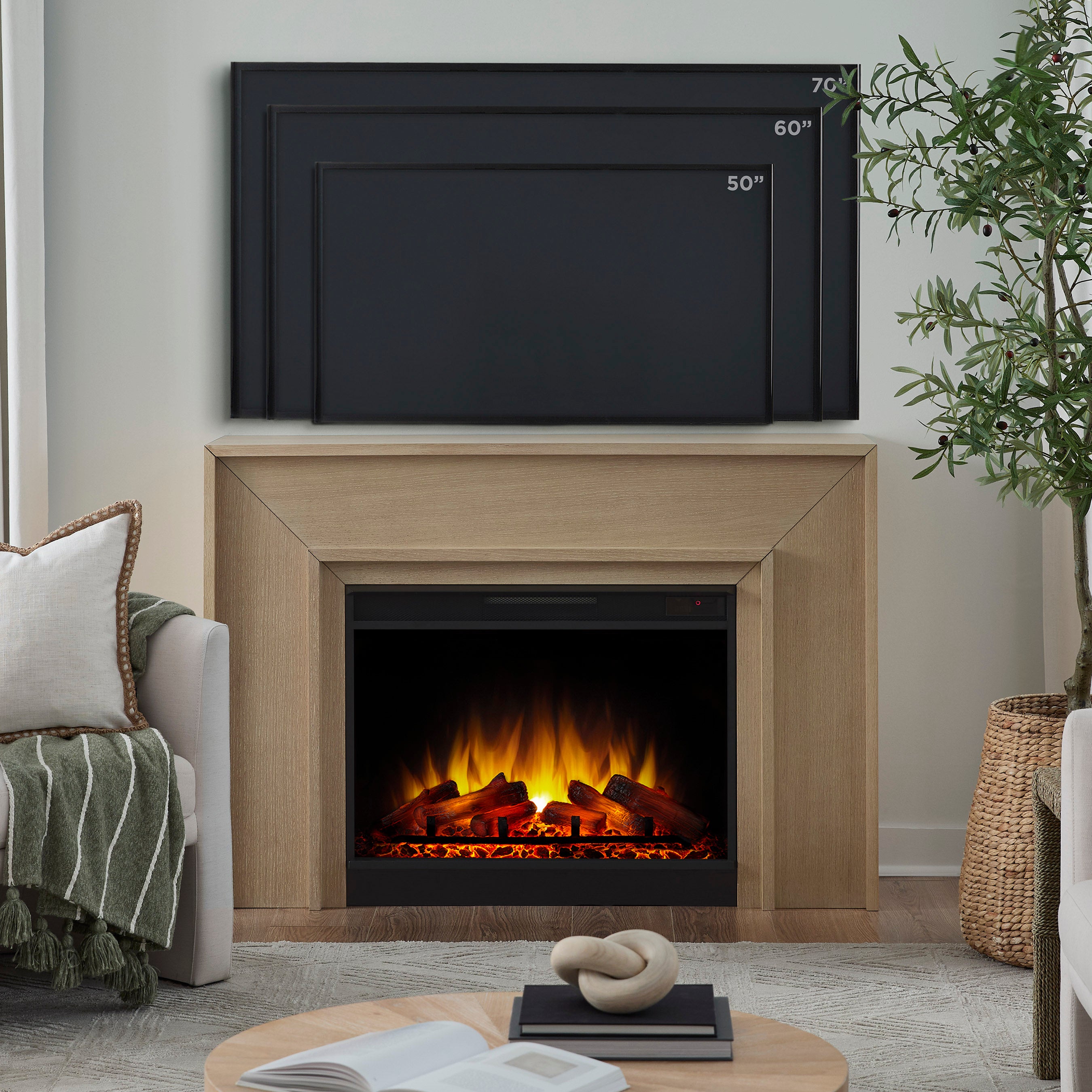 Beck Grand Electric Fireplace
