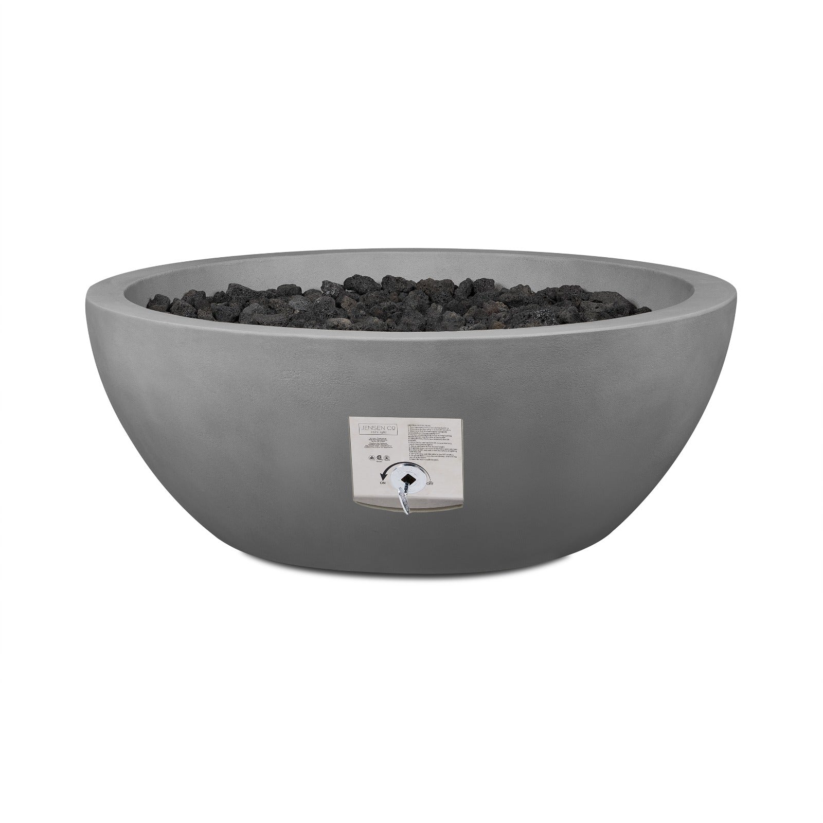 Eldora 38" Natural Gas Fire Pit Bowl - Real Flame