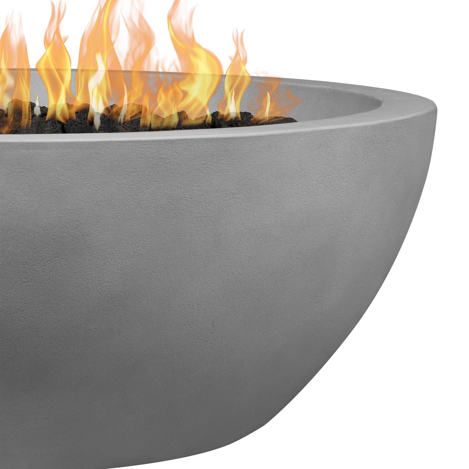 Eldora 38" Natural Gas Fire Pit Bowl - Real Flame