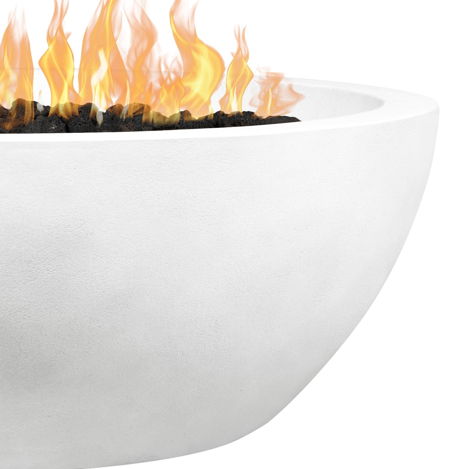 Eldora 38" Natural Gas Fire Pit Bowl - Real Flame