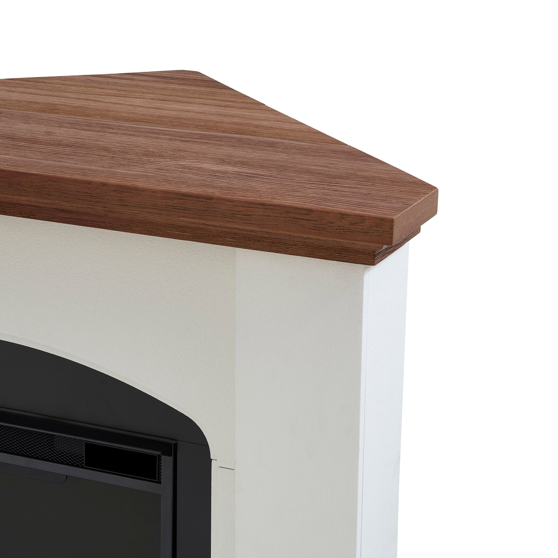 Anika Corner Electric Fireplace - Real Flame