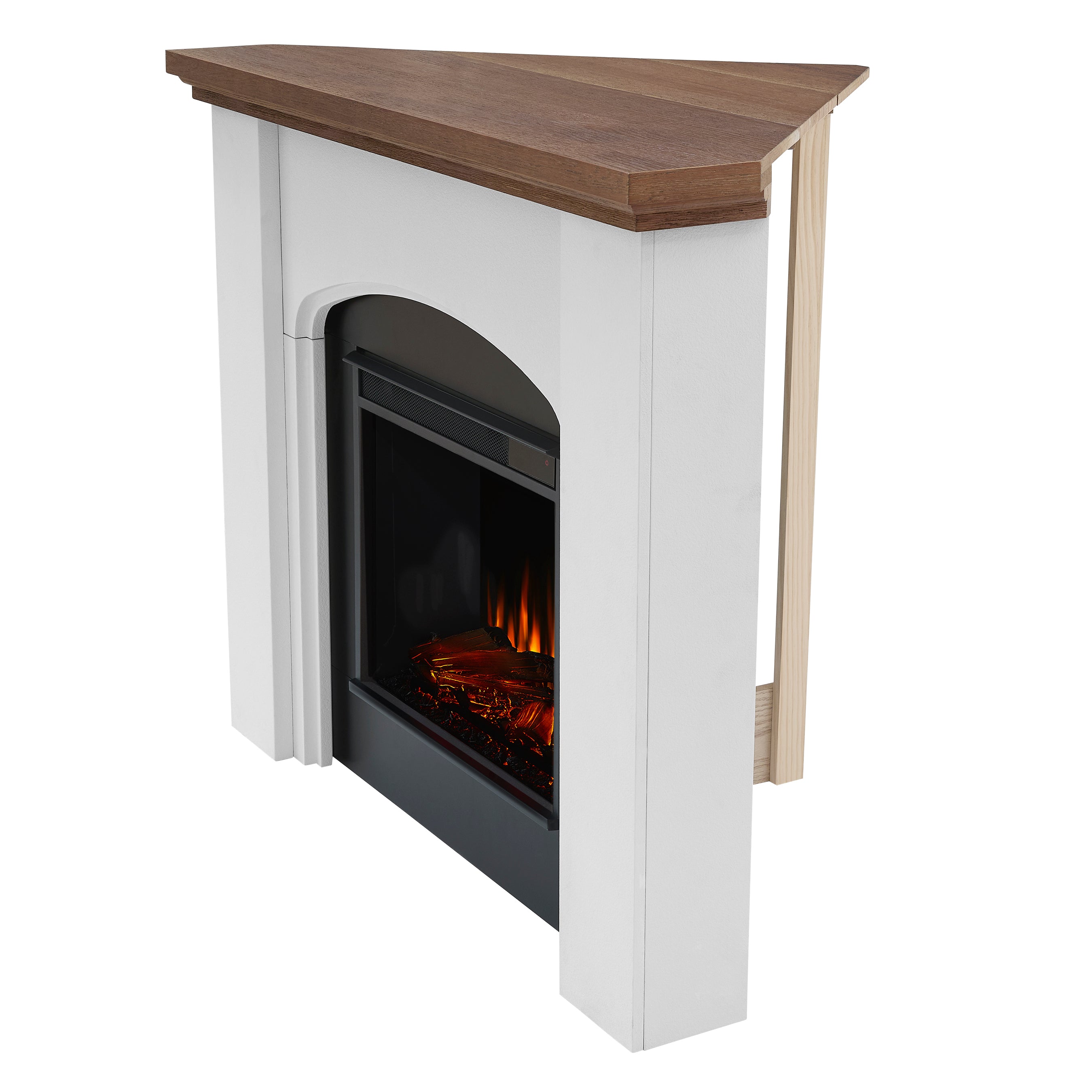 Anika Corner Electric Fireplace