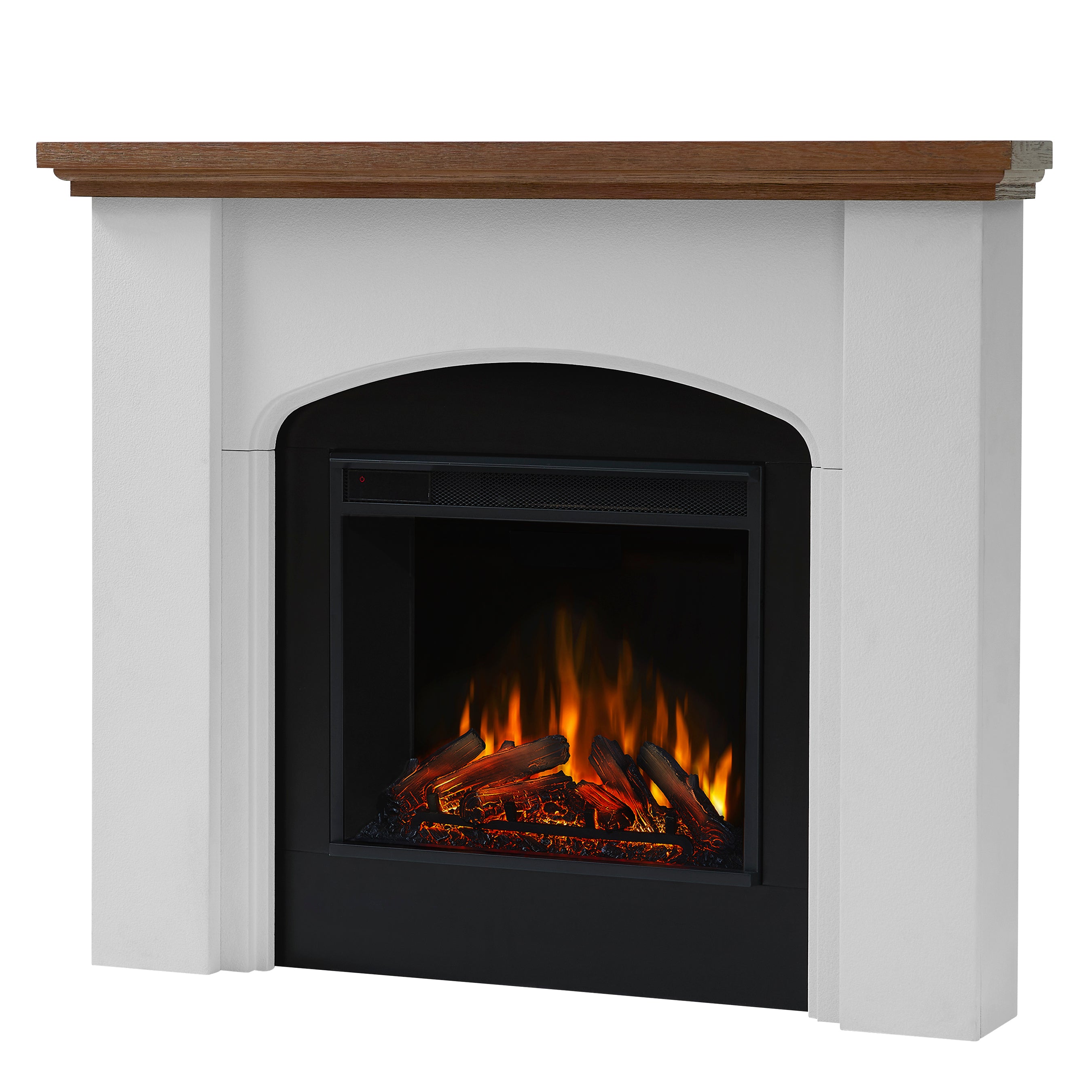 Anika Corner Electric Fireplace - Real Flame