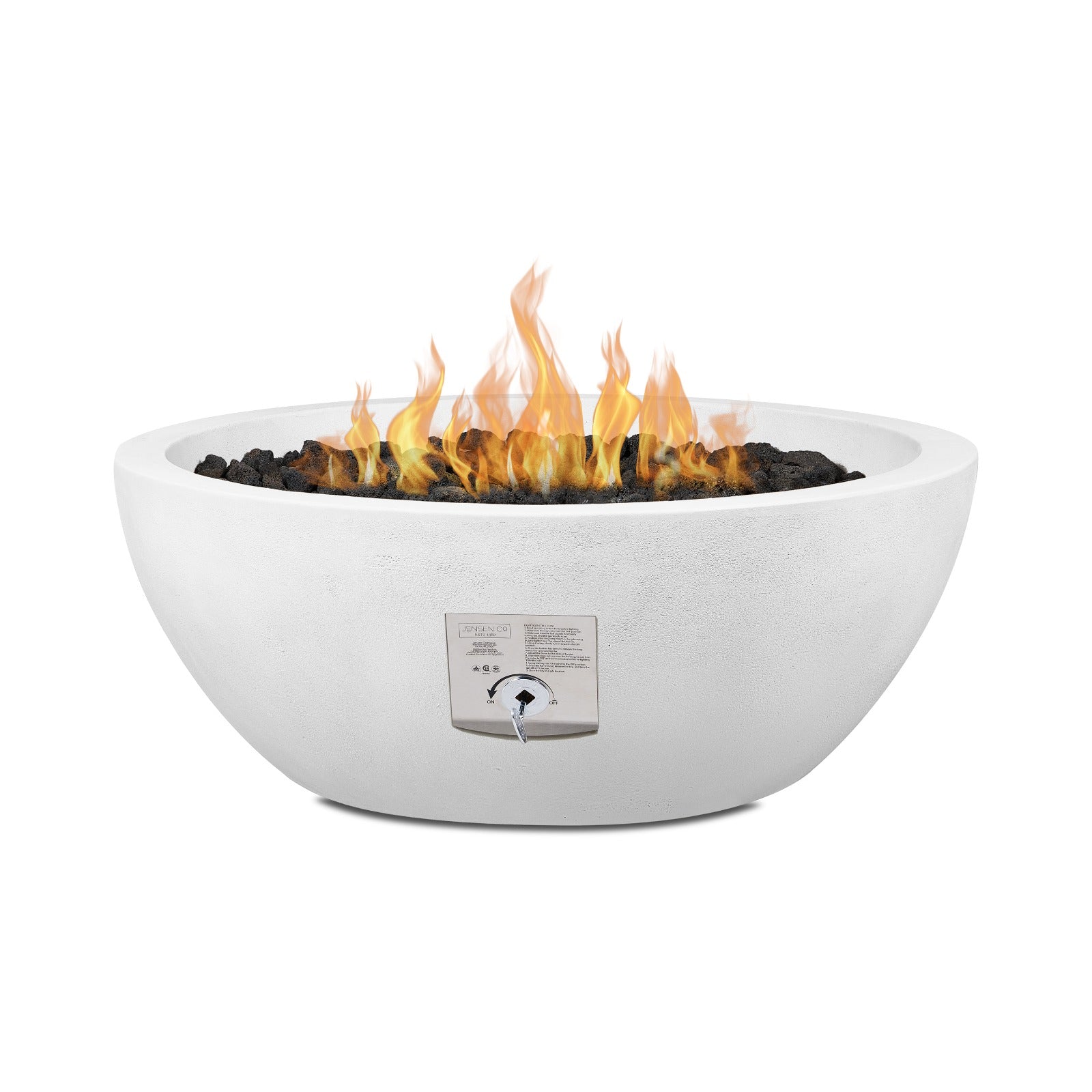Eldora 42" Natural Gas Fire Pit Bowl - Real Flame