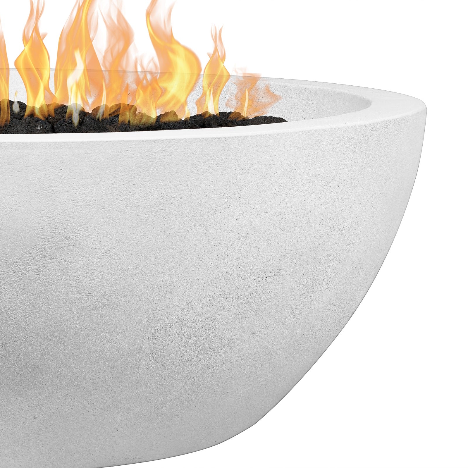 Eldora 42" Natural Gas Fire Pit Bowl - Real Flame