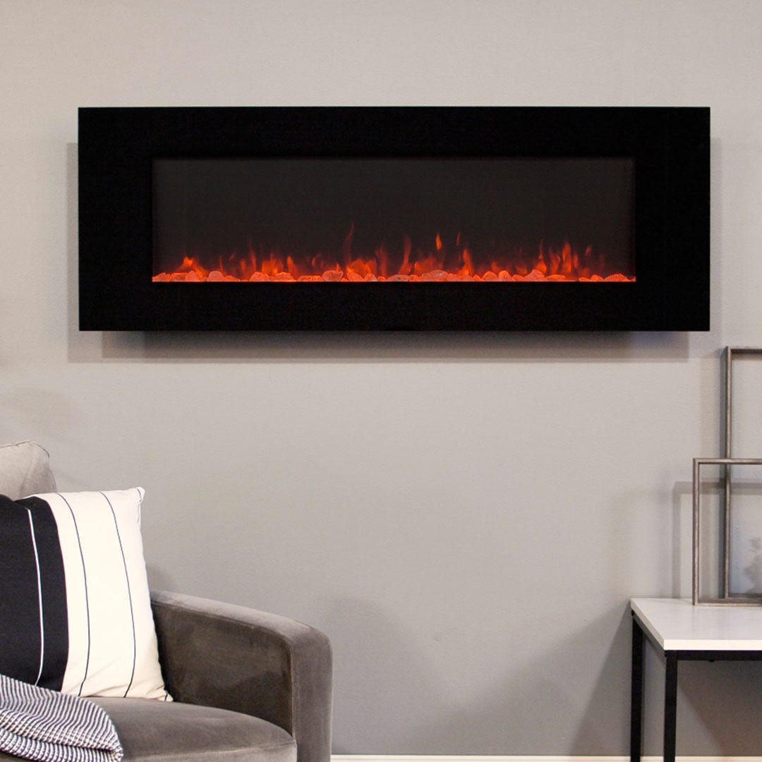DiNatale 50" Wall - Mount Electric Fireplace - Real Flame