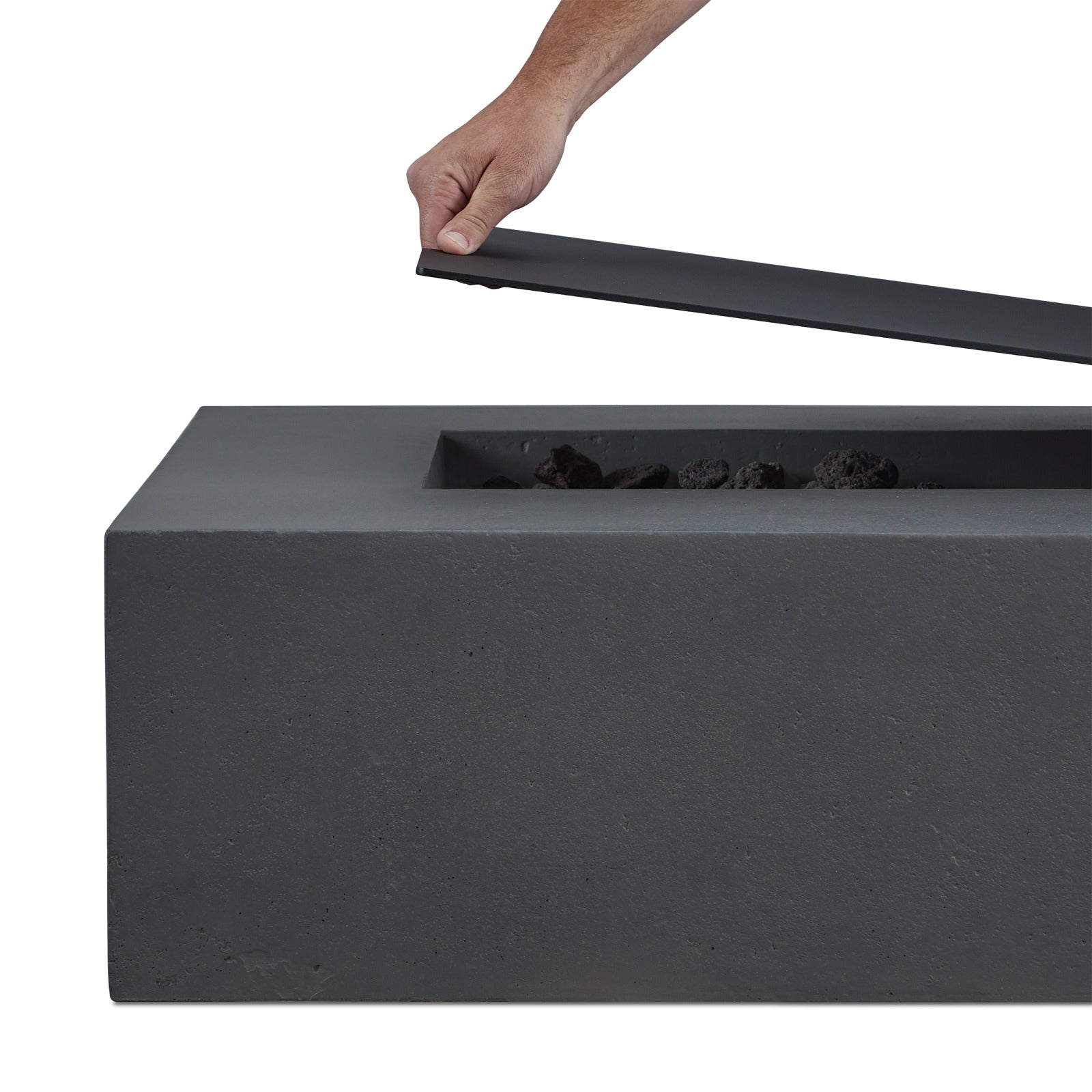 Estes Rectangle Burner Lid - Real Flame
