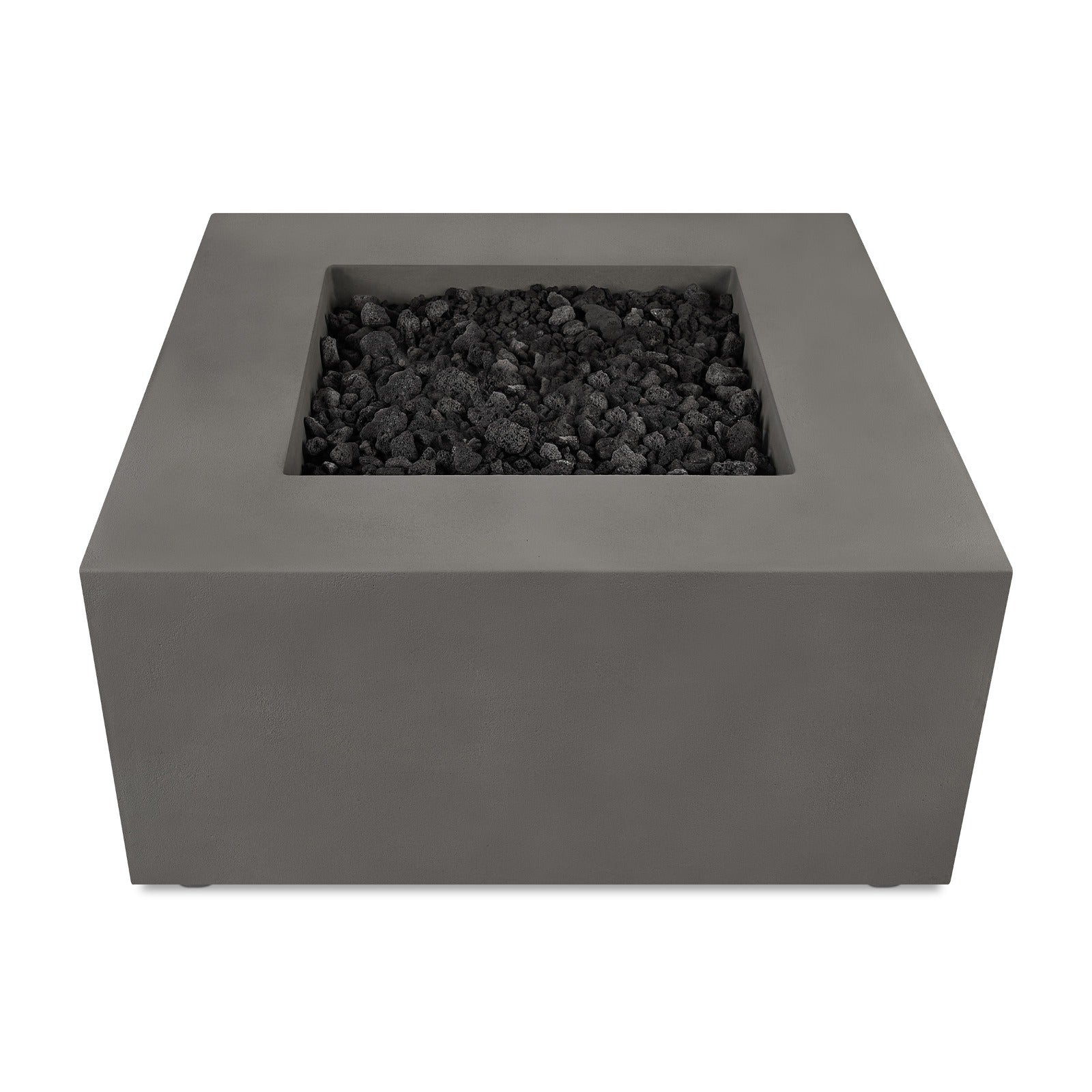 Estes Square Propane Fire Table With Hidden Tank - Real Flame