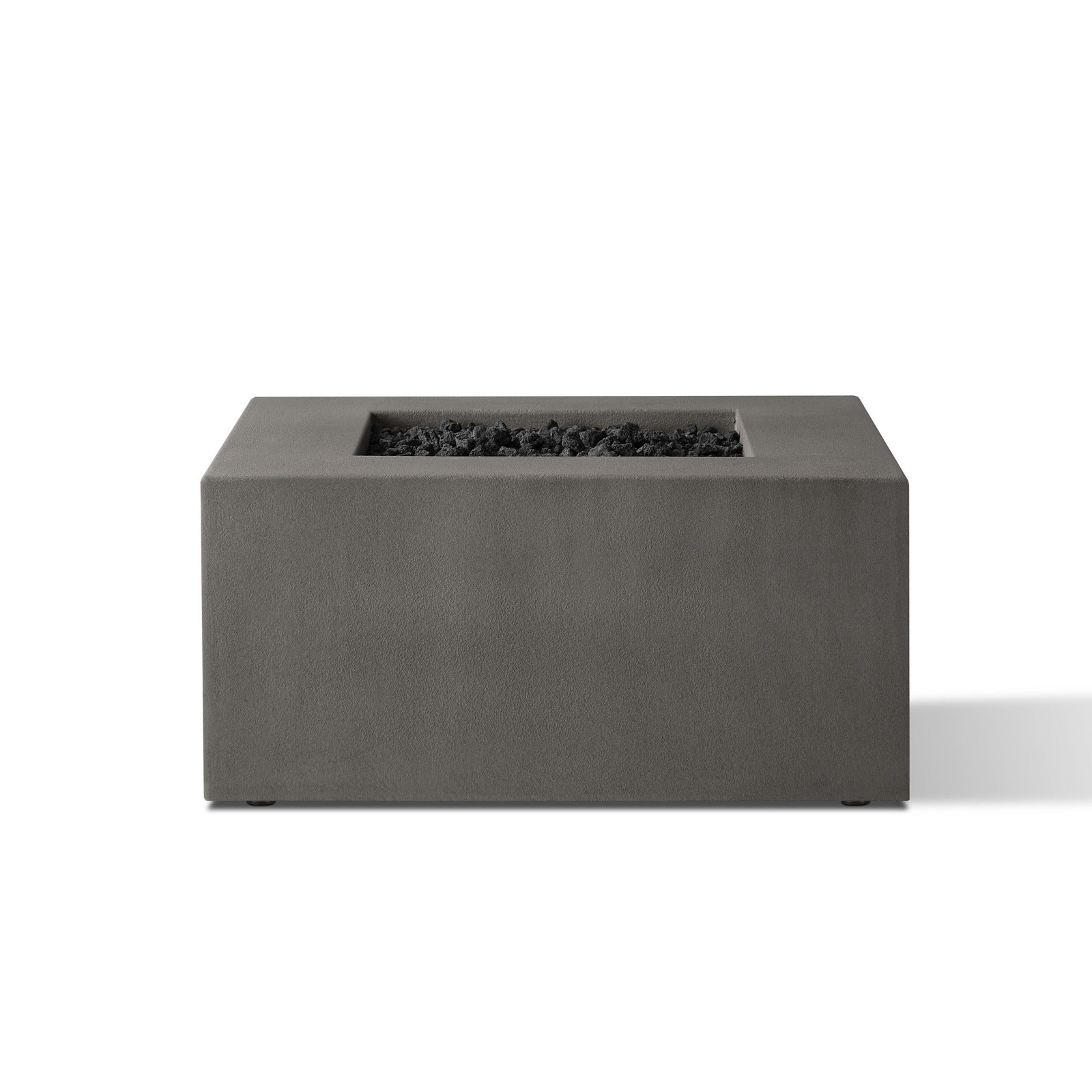 Estes Square Propane Fire Table With Hidden Tank - Real Flame