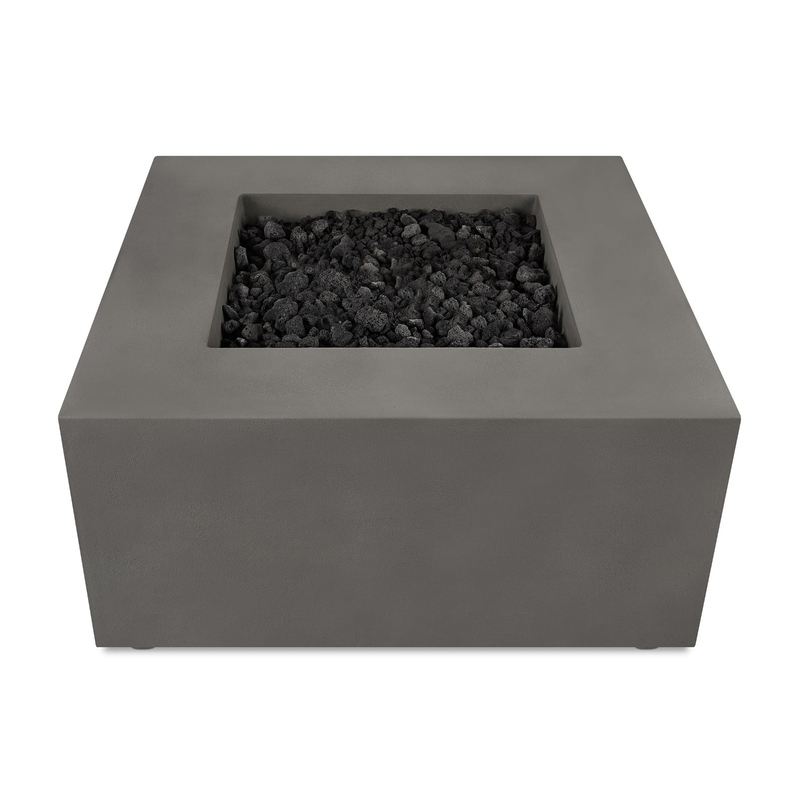 Estes Square Natural Gas Fire Pit Table - Real Flame