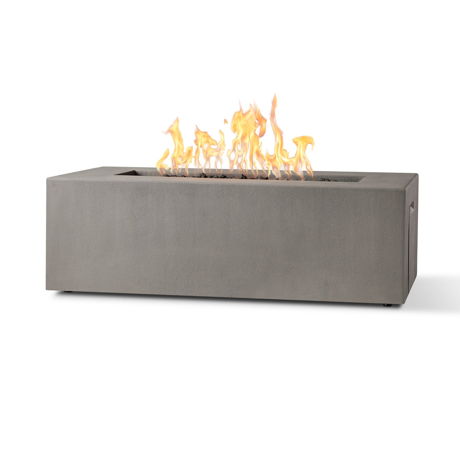Estes Rectangle Fire Pit Table With Hidden Propane Tank - Real Flame