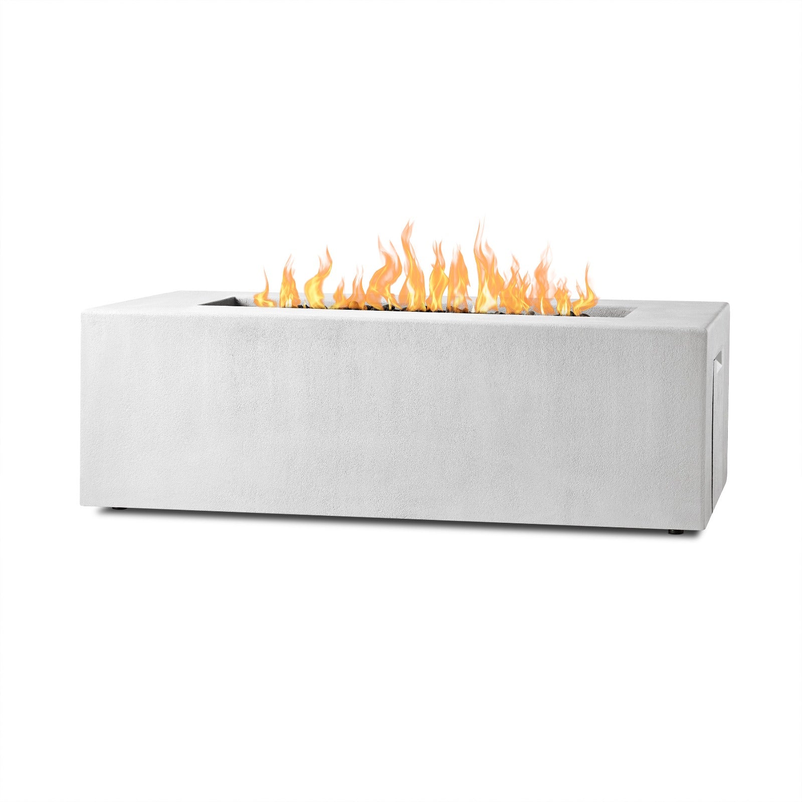 Estes Rectangle Natural Gas Fire Pit Table - Real Flame