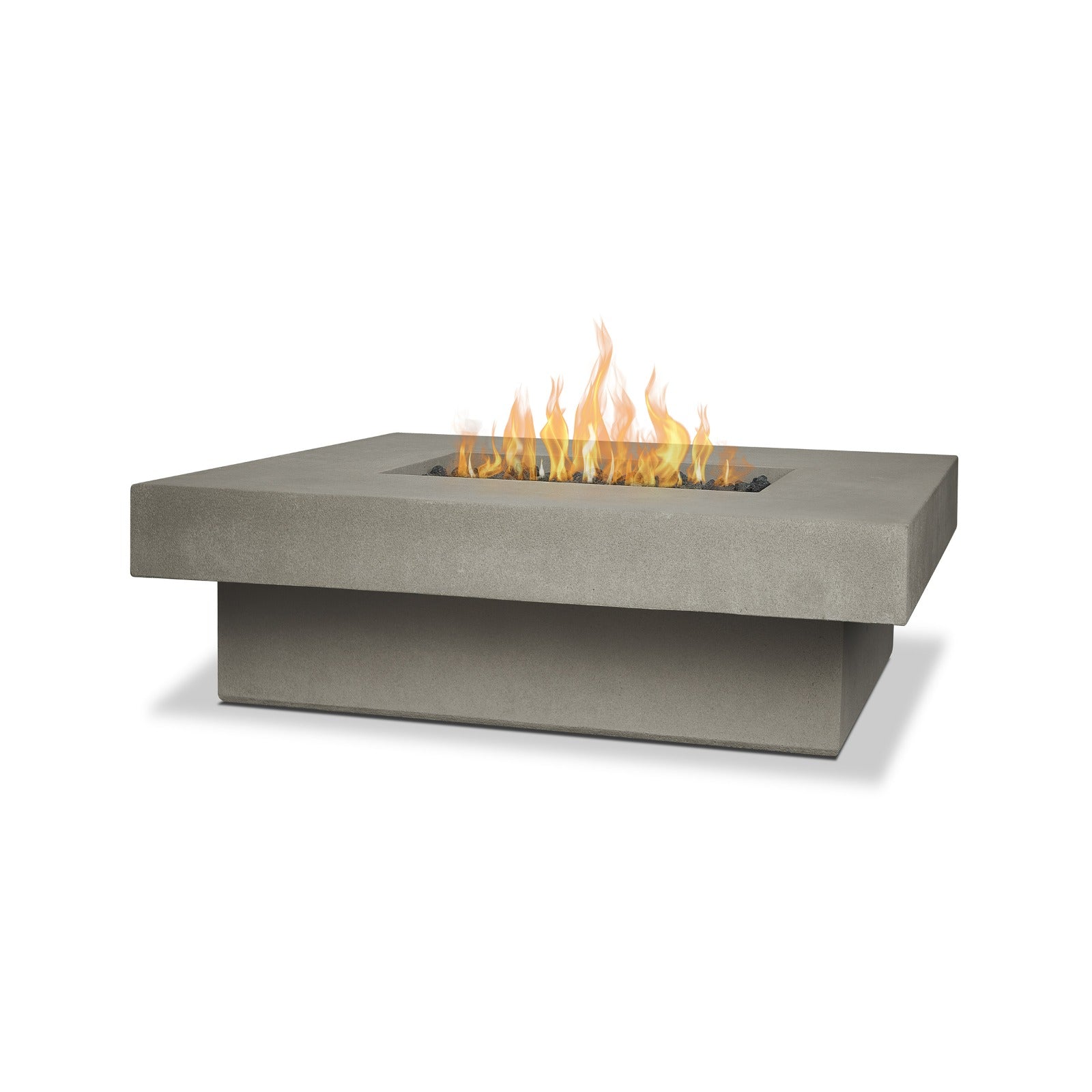 Geneva 42" Square Propane Fire Pit Table - Real Flame