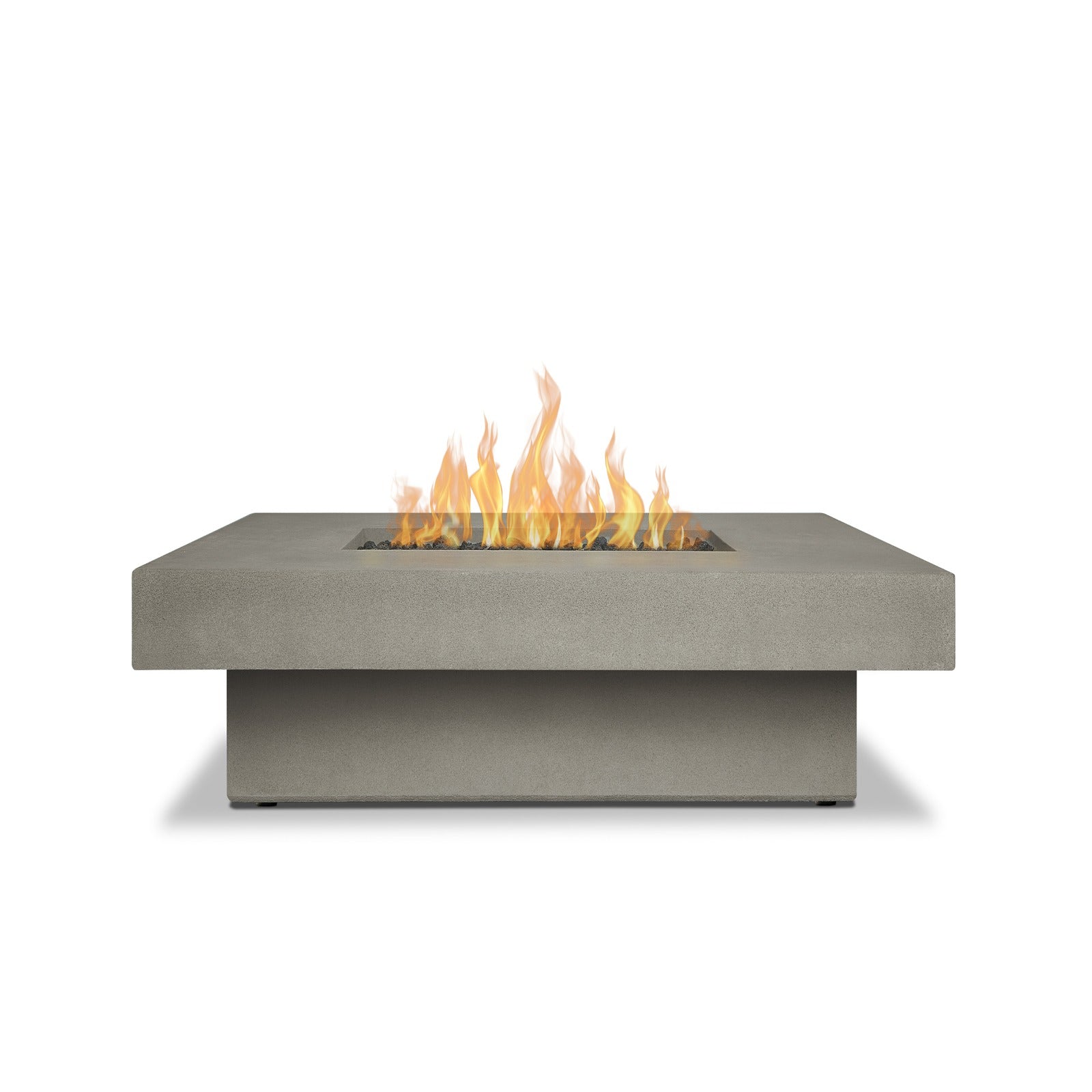 Geneva 42" Square Propane Fire Pit Table - Real Flame
