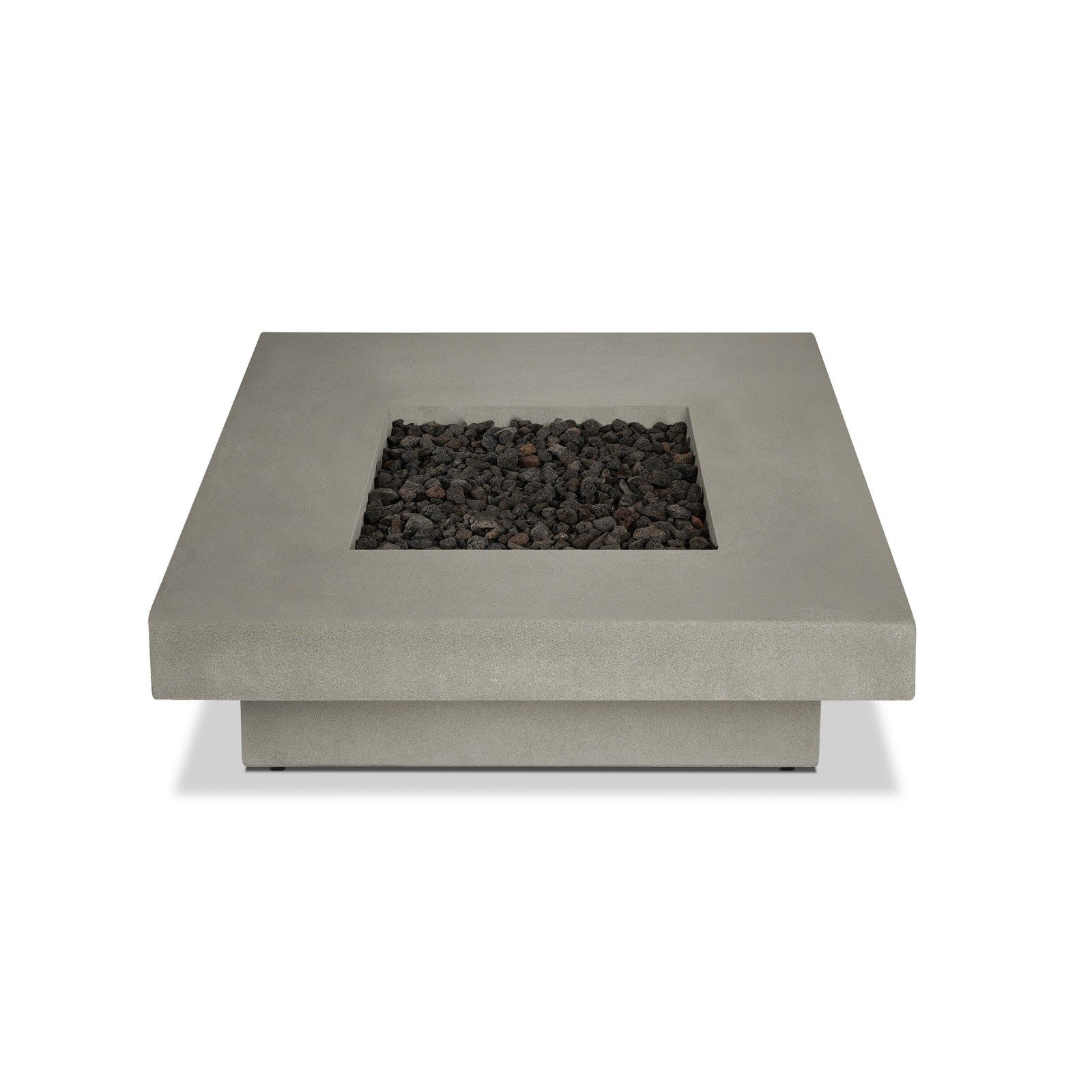 Geneva 42" Square Propane Fire Pit Table - Real Flame
