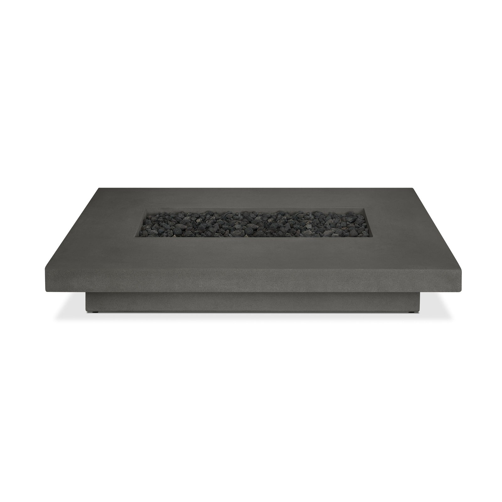 Geneva 72" Rectangle Propane Fire Pit Table - Real Flame