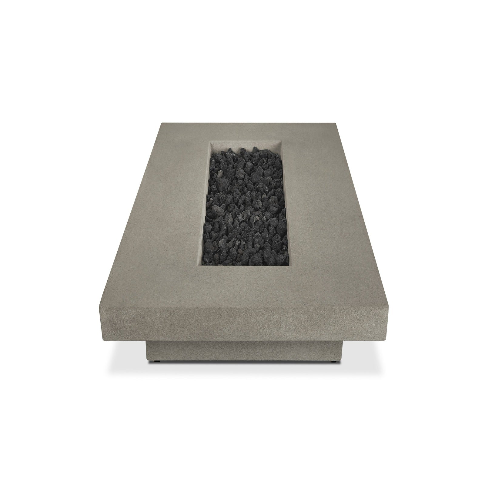 Geneva 72" Rectangle Propane Fire Pit Table - Real Flame