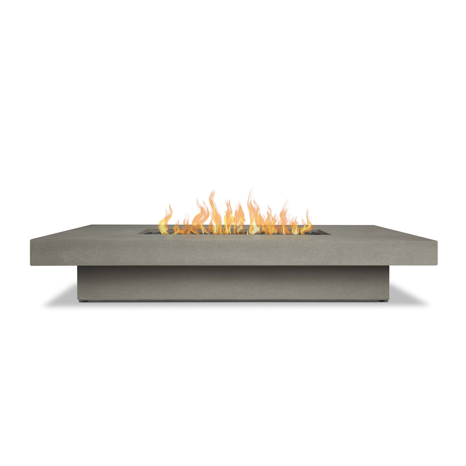 Geneva 72" Rectangle Propane Fire Pit Table - Real Flame