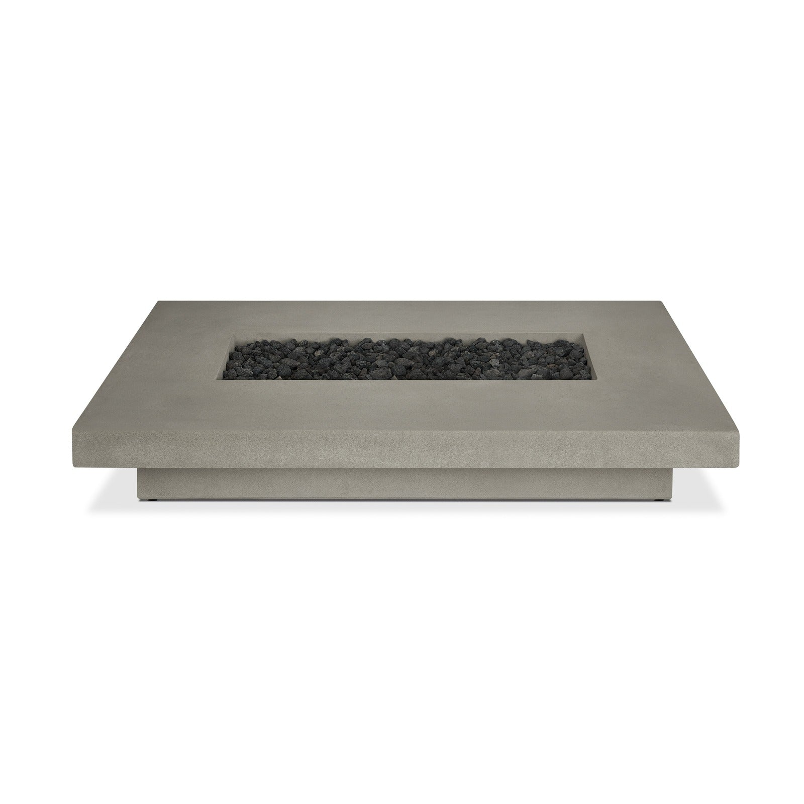 Geneva 72" Rectangle Propane Fire Pit Table - Real Flame