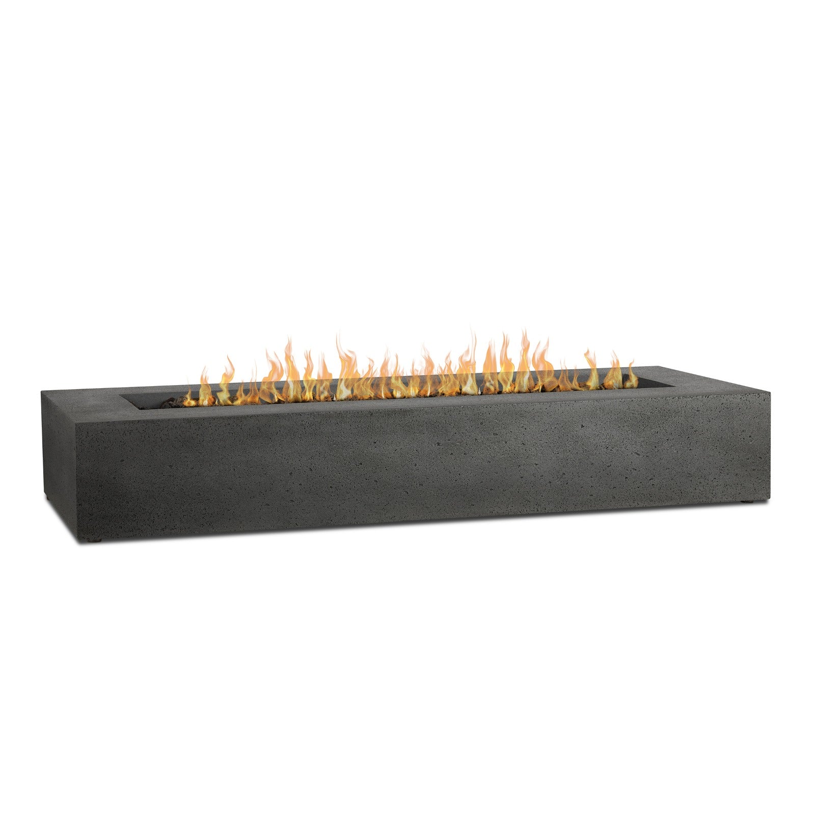 La Valle 72" Rectangle Propane Fire Pit Table - Real Flame
