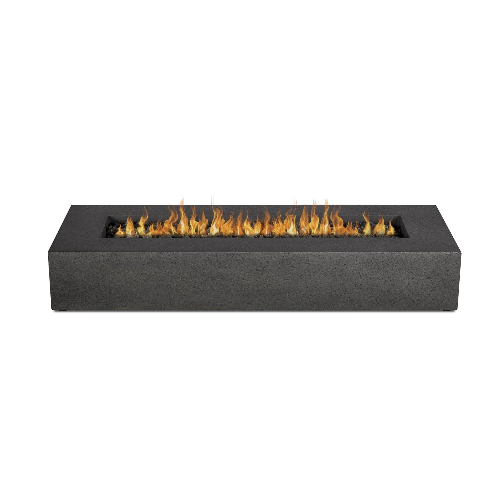 La Valle 72" Rectangle Propane Fire Pit Table - Real Flame