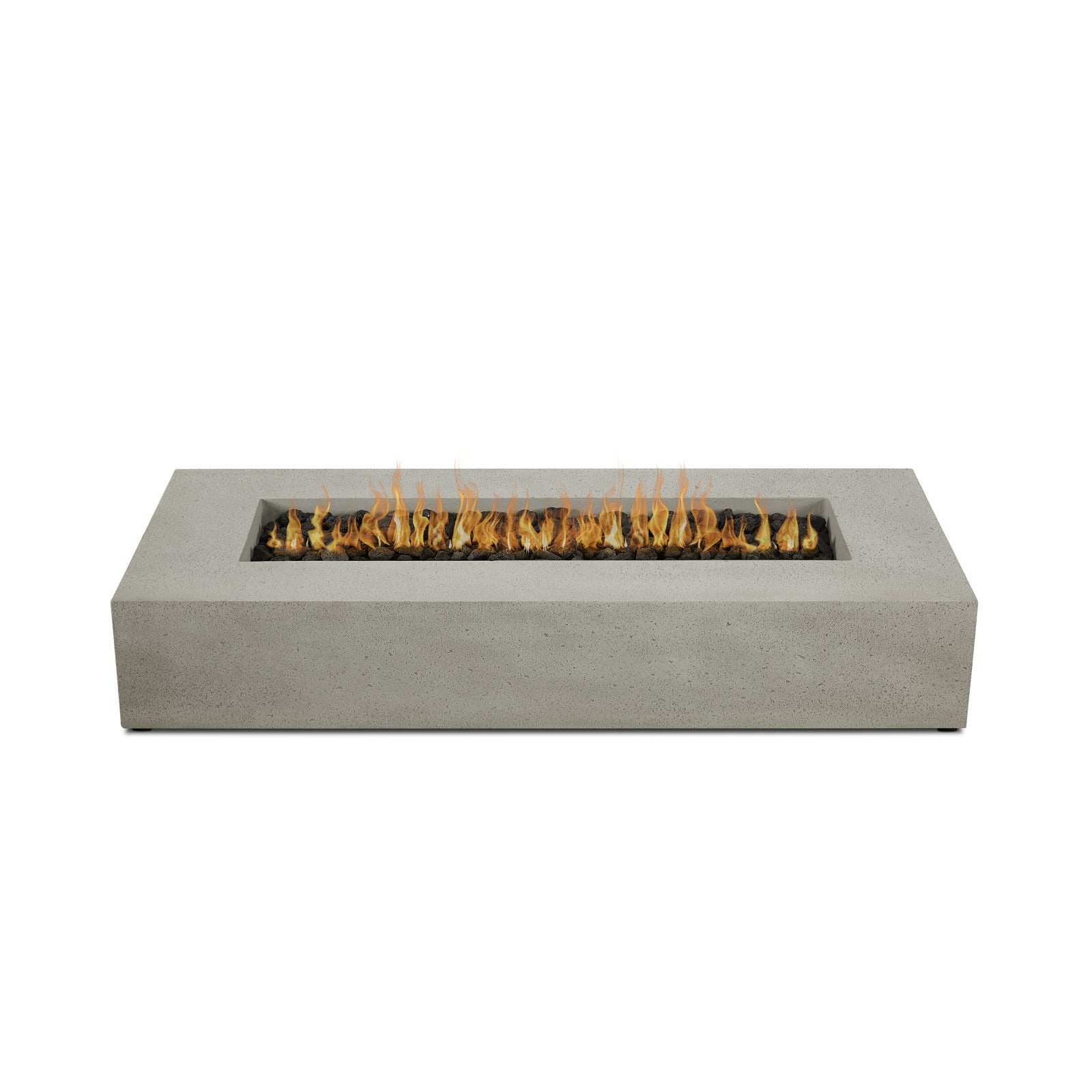 La Valle 72" Rectangle Propane Fire Pit Table - Real Flame