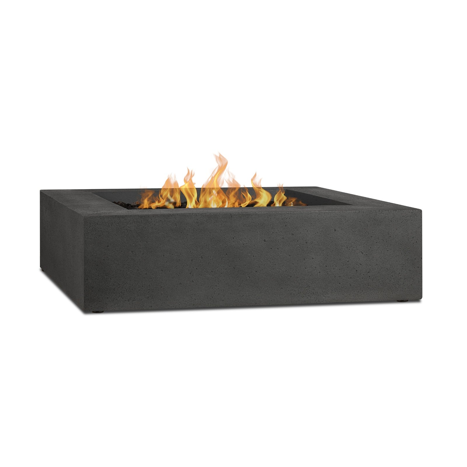 La Valle Square Propane Fire Table - Real Flame