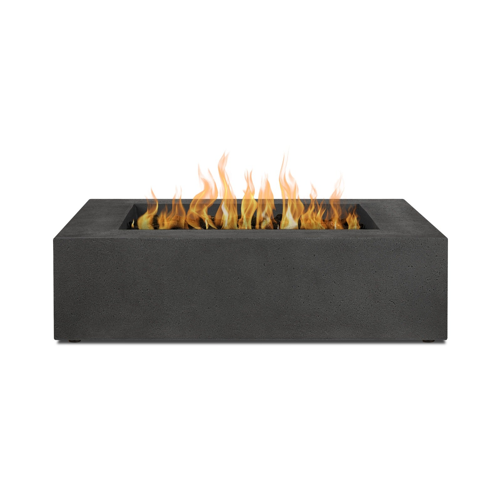 La Valle Square Propane Fire Table - Real Flame