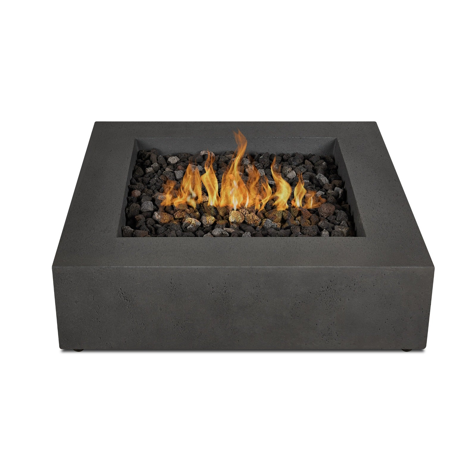 La Valle Square Propane Fire Table - Real Flame