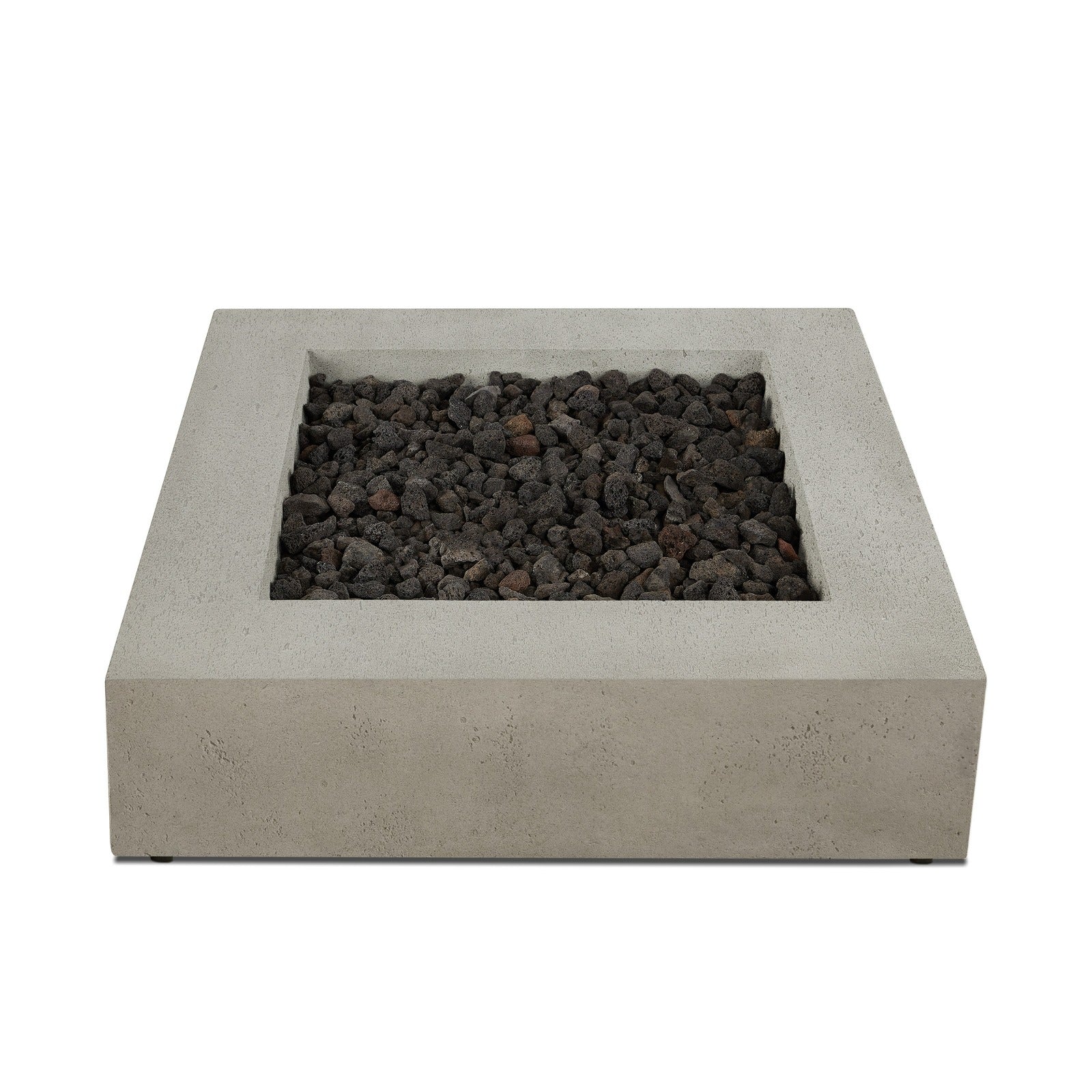 La Valle Square Propane Fire Table - Real Flame