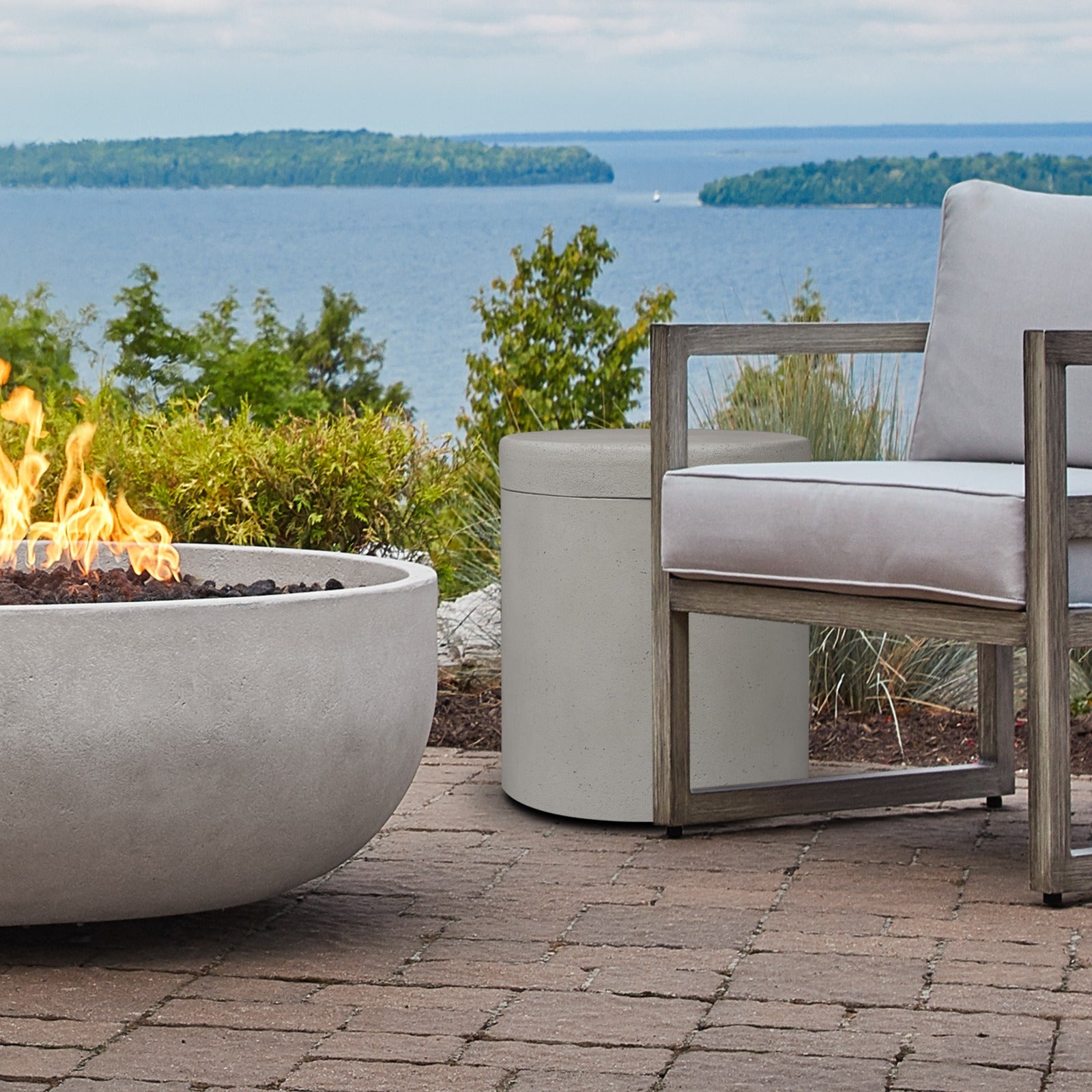 Carson Propane Tank Cover - Real Flame