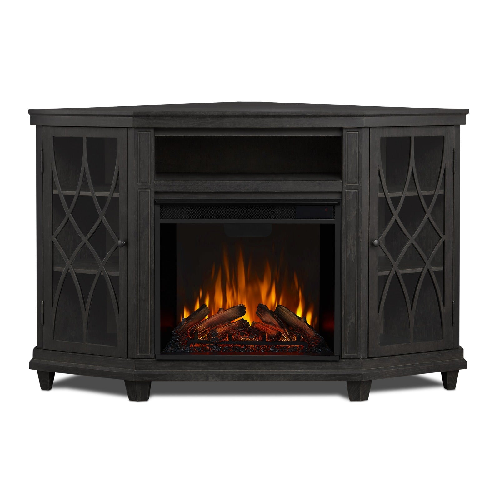 Lynette Corner Electric Fireplace TV Stand - Real Flame