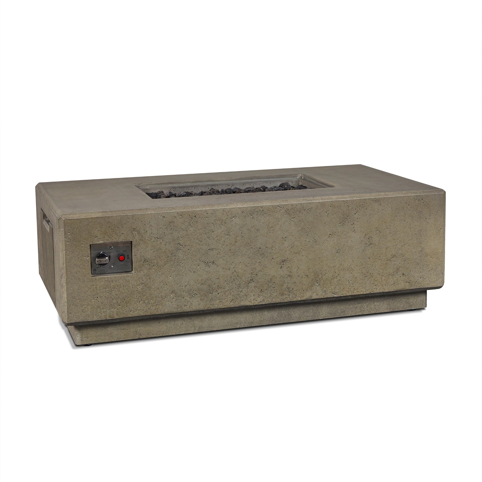 Ephraim Fire Pit Table With Hidden Propane Tank - Real Flame