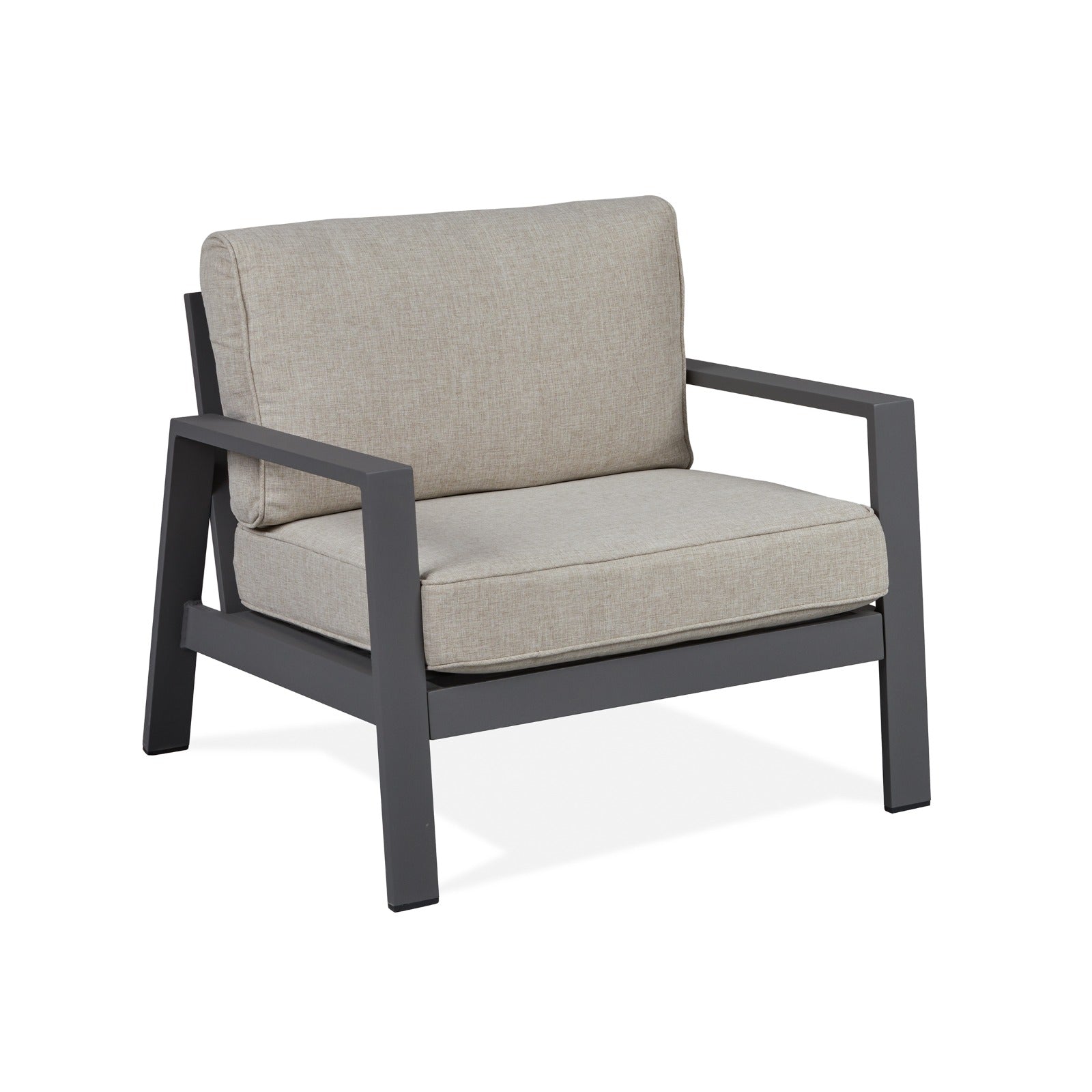 Aegean Outdoor Chair With Cushions - Real Flame
